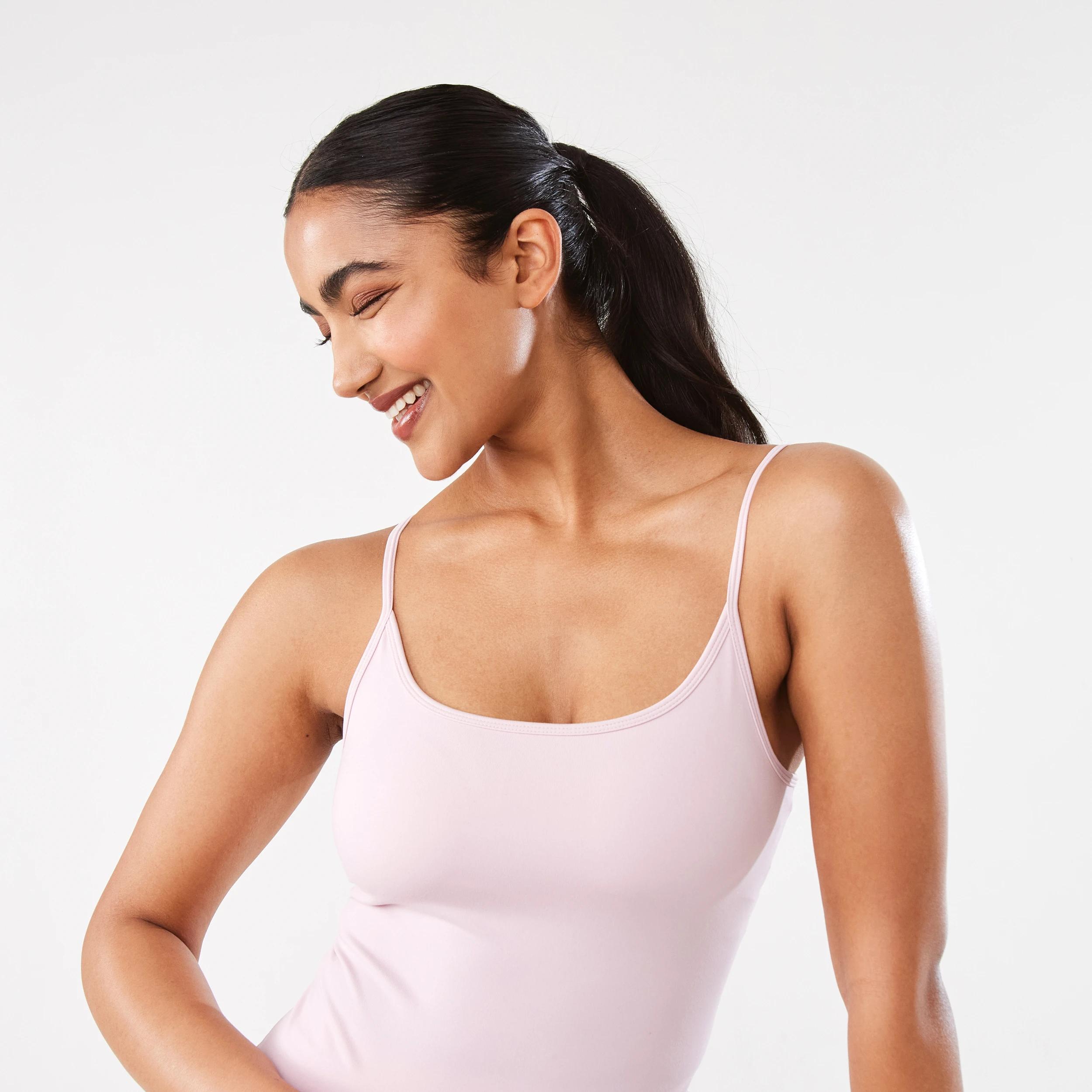 5 Active Womens Ultrasoft Shelf Tank AURA PINK, 5 of 7