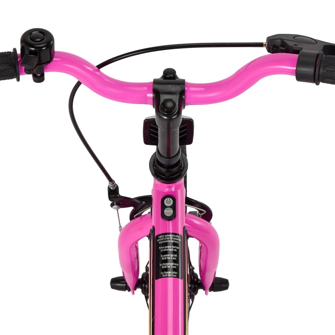 5 40cm Light Up Bike - Pink, 5 of 9