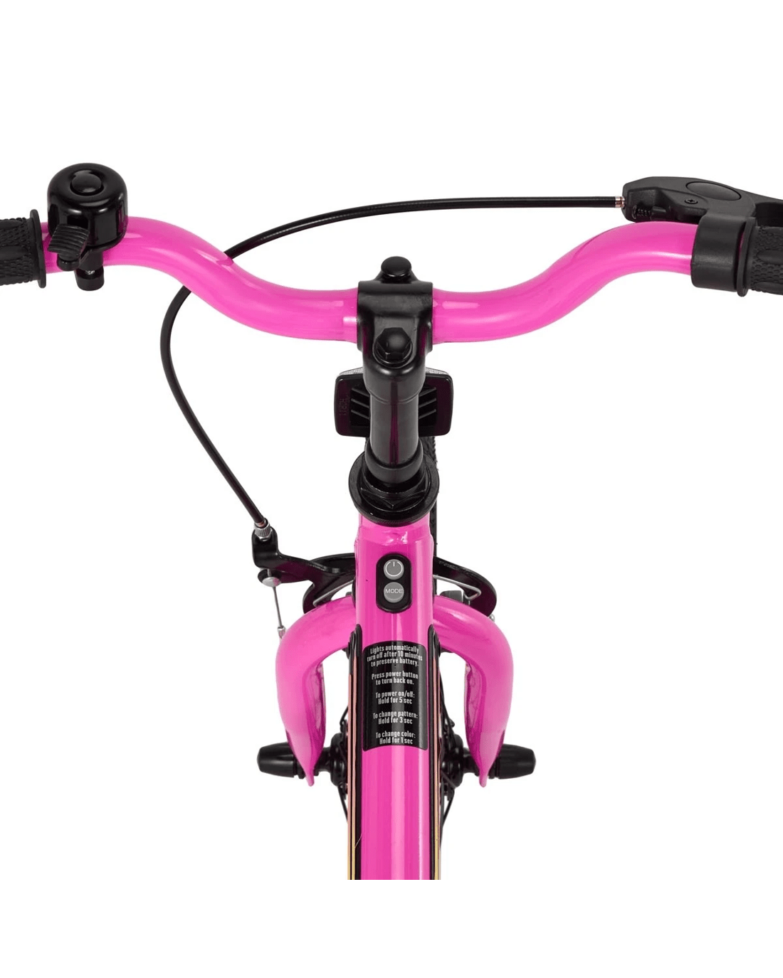 5 40cm Light Up Bike - Pink, 5 of 9