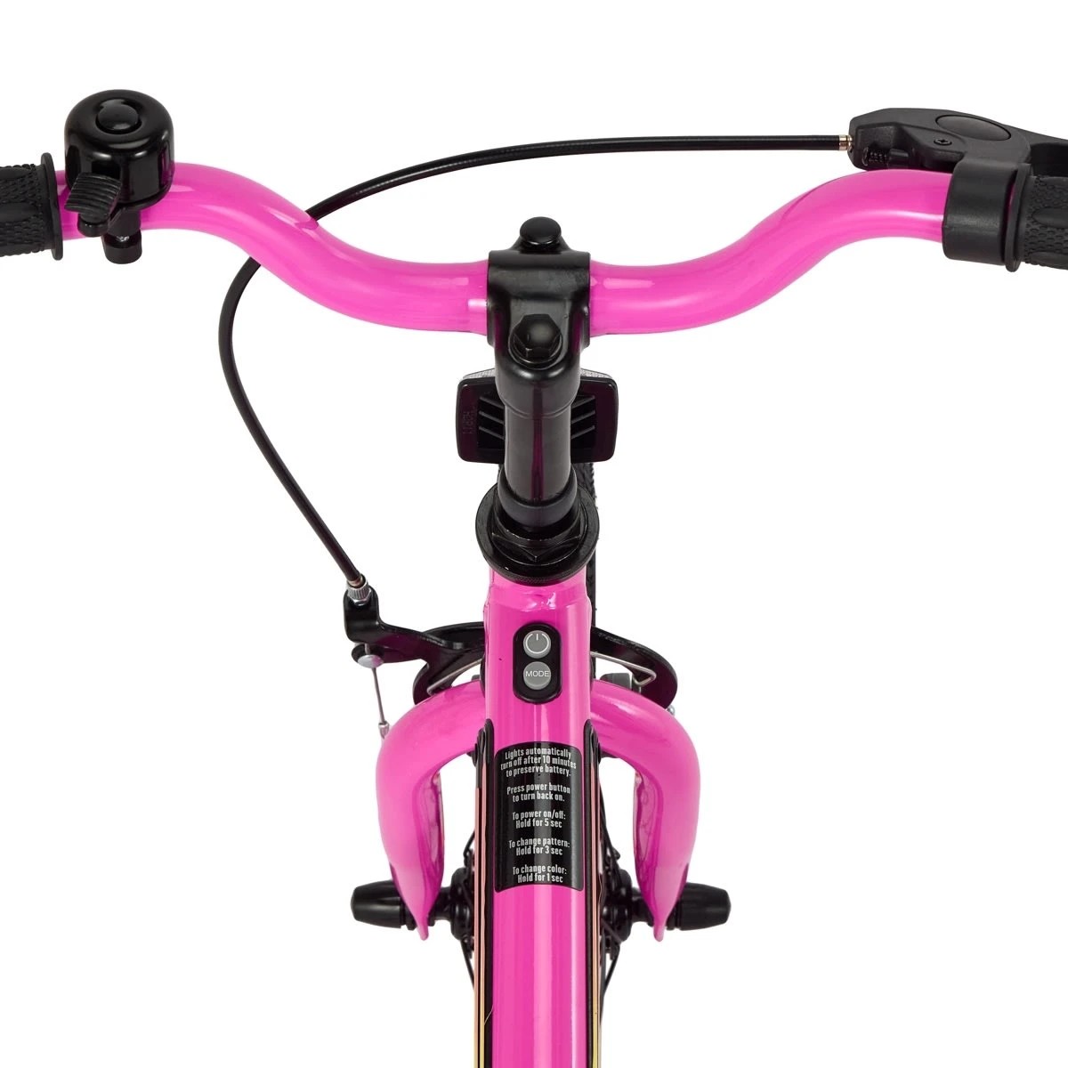 5 40cm Light Up Bike - Pink, 5 of 9