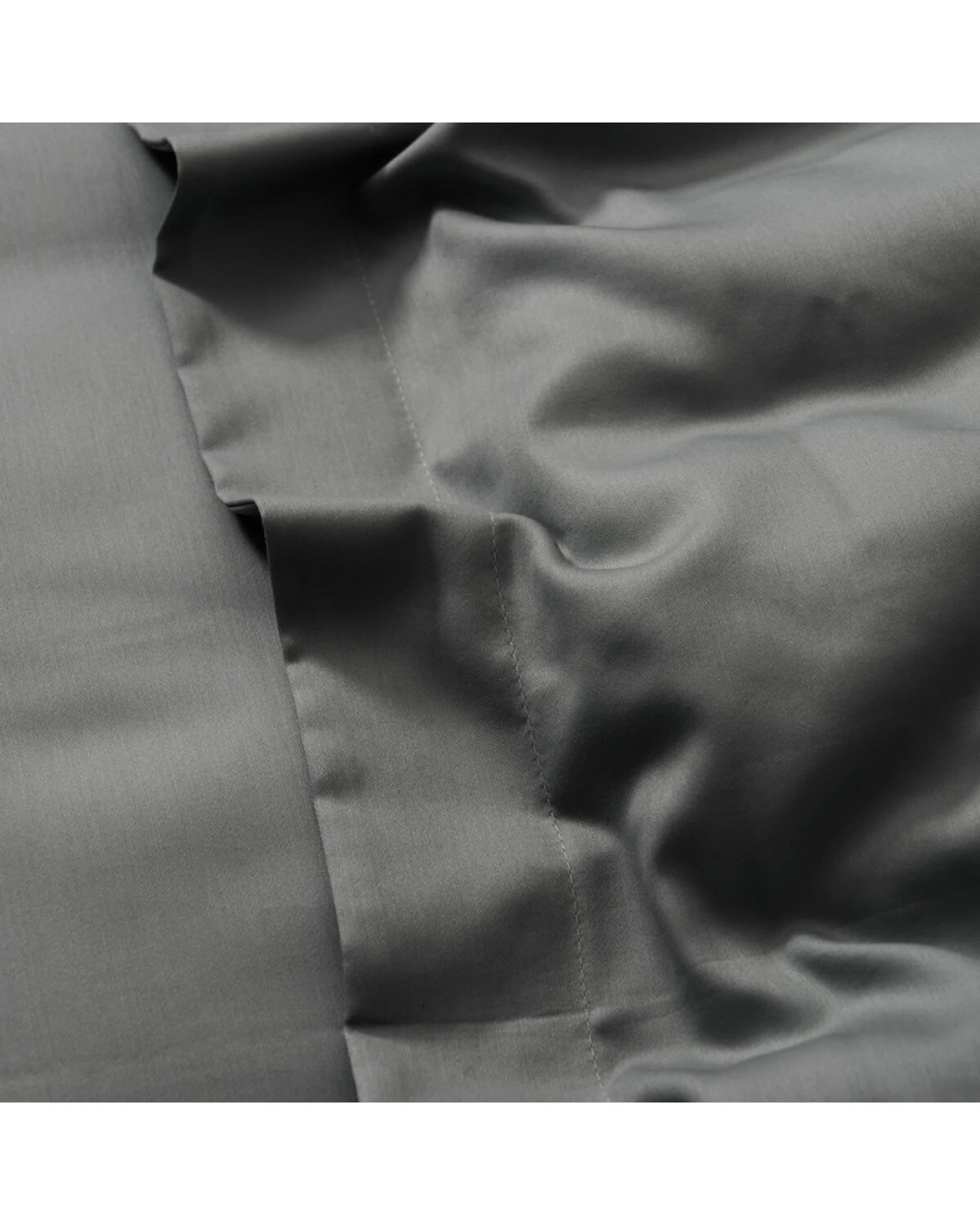 2 Sheraton Luxury Maison 1000TC Cotton Bed Quilt Cover Set King Fossil - Grey, 2 of 4