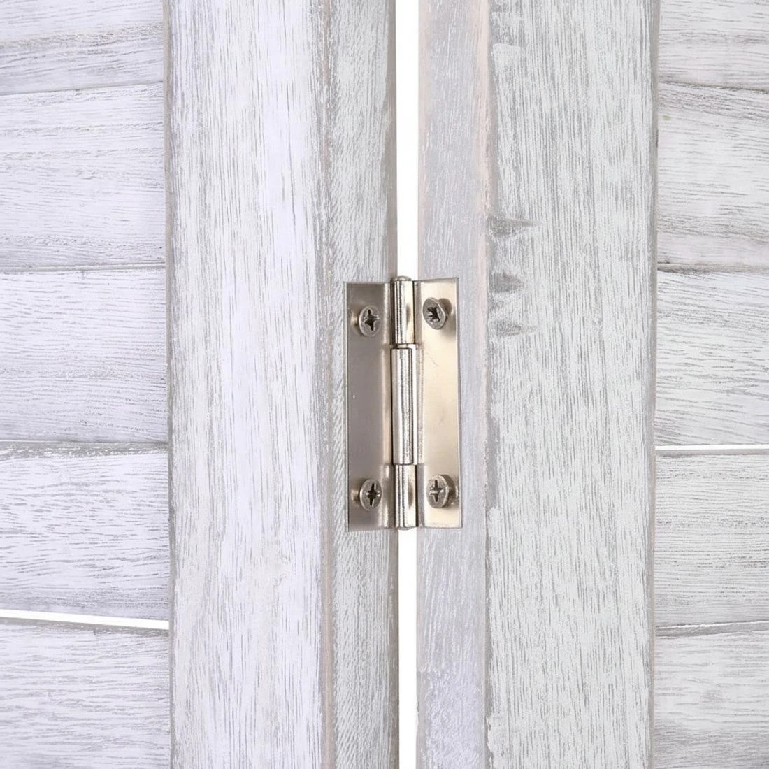 6 Artiss 4 Panel Room Divider Screen 163x170cm Shelf - White, 6 of 8