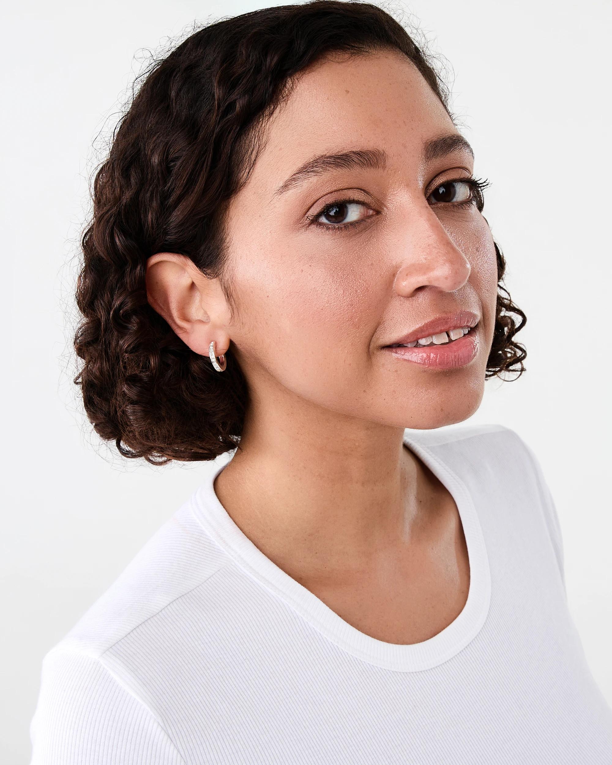 4 12 Pack Sparkly Earrings - Silver Tone Silver, 4 of 5