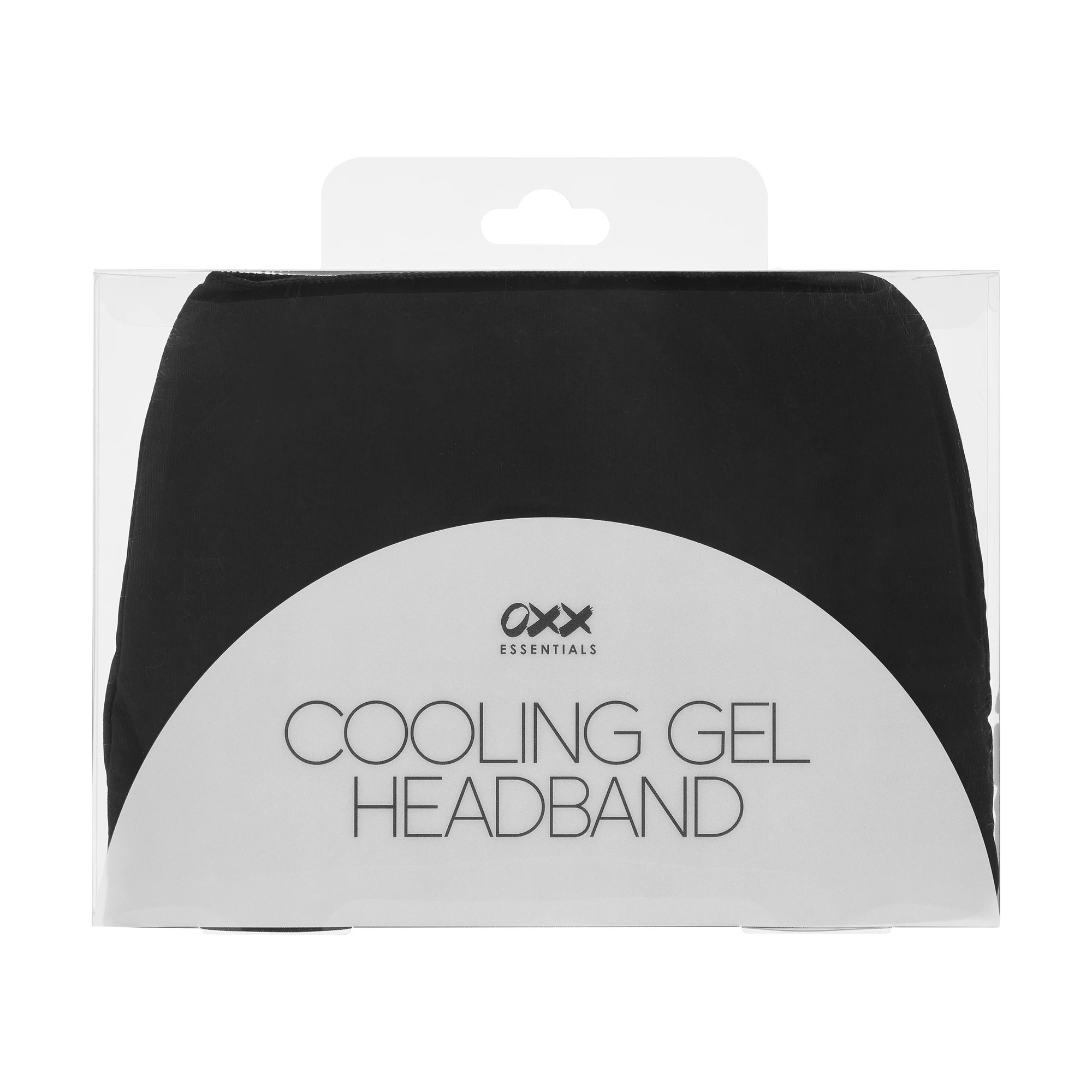 1 OXX Essentials Cooling Gel Headband - Black, 1 of 6