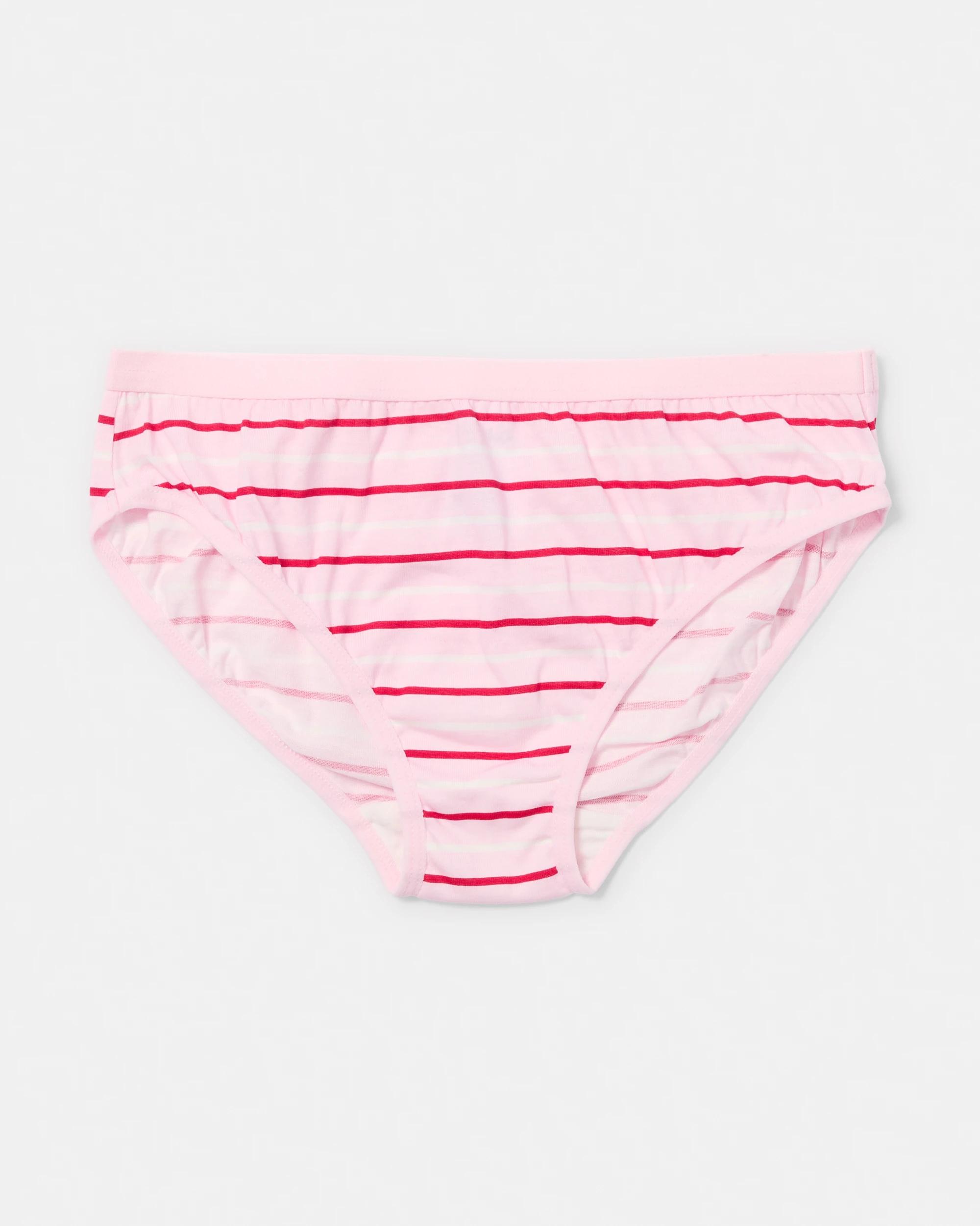 5 7 Pack Print Briefs Wht Hearts, 5 of 9