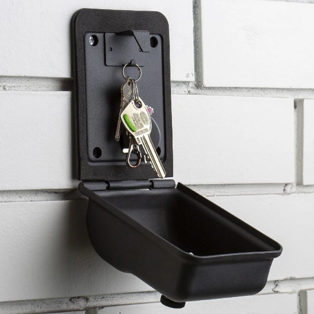 3 Sandleford Wall Mountable Key Storage Safe 3 Key Capacity, 3 of 4