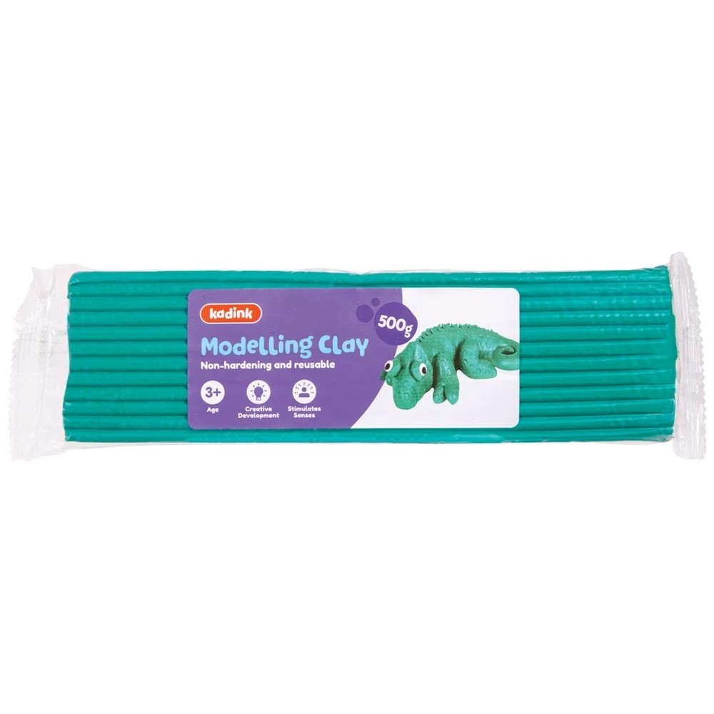 1 Kadink Modelling Clay 500g Dark Green, 1 of 2