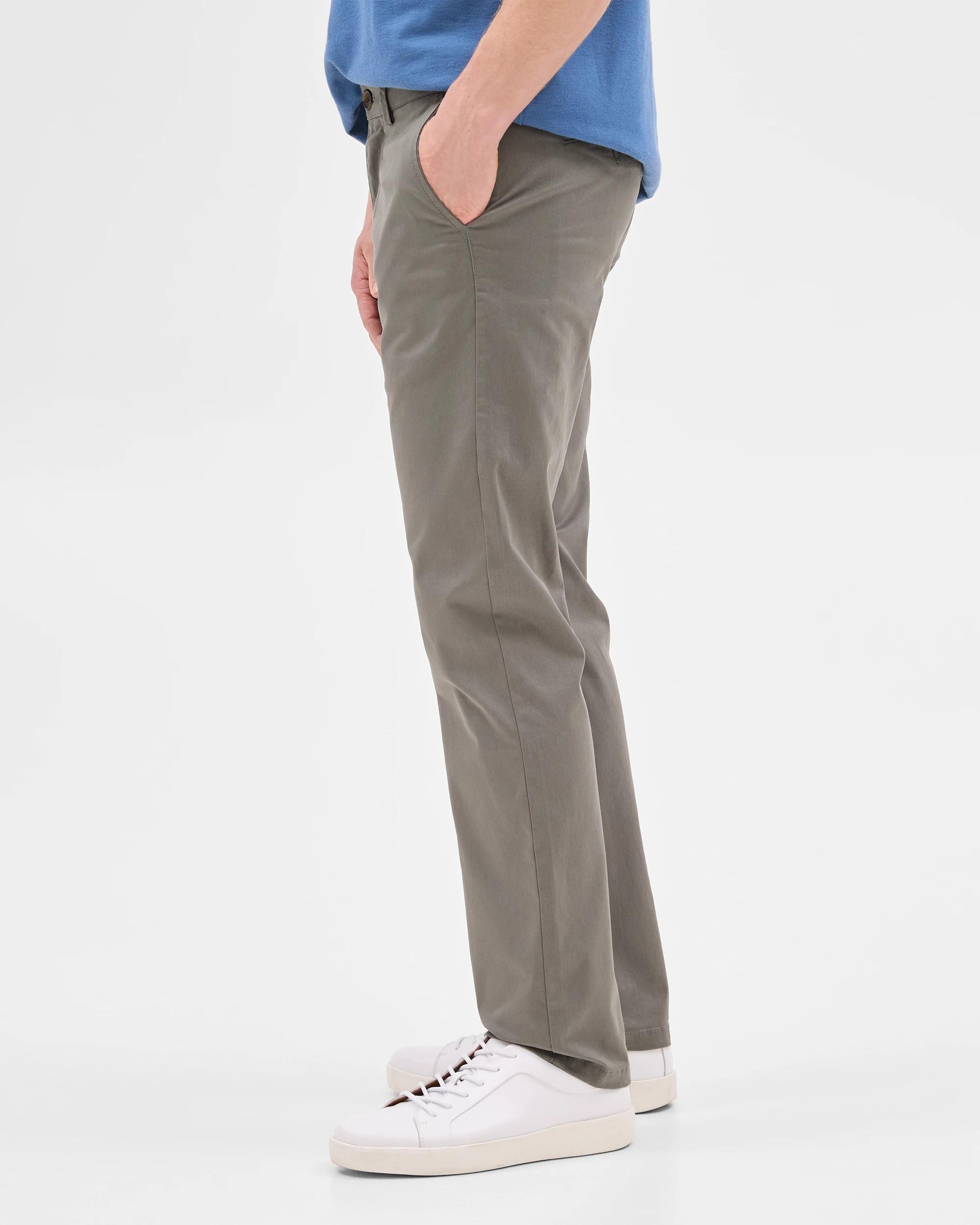 4 Target Australian Cotton Rich Straight Chino Pants GUNMETAL, 4 of 5