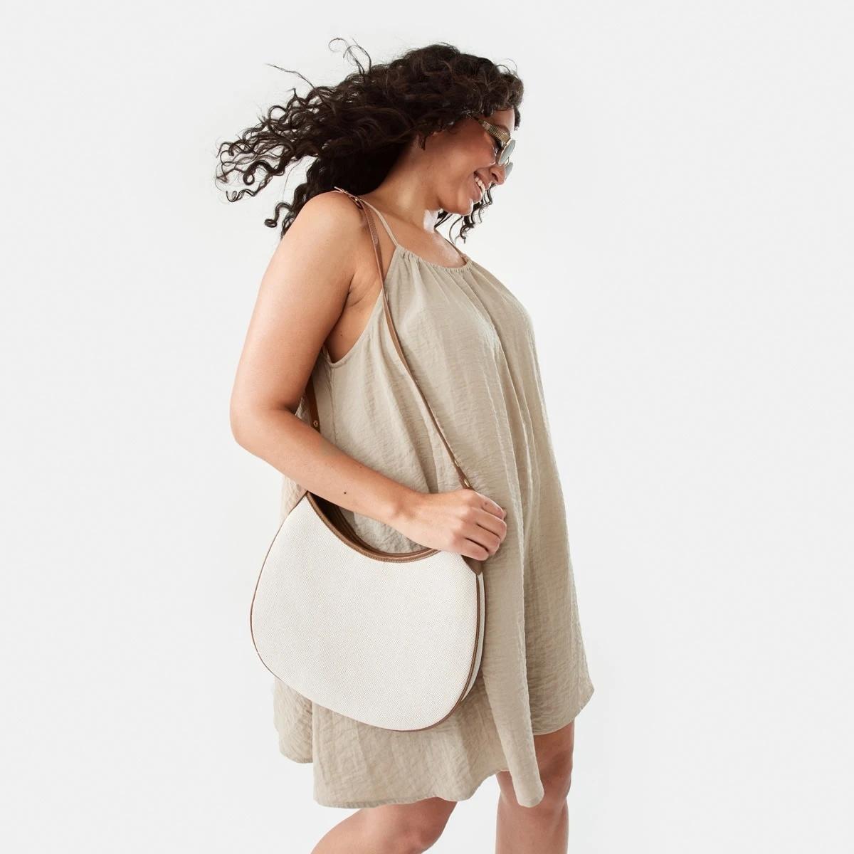 10 Woven Contrast Shoulder Bag Nat Tan, 10 of 10