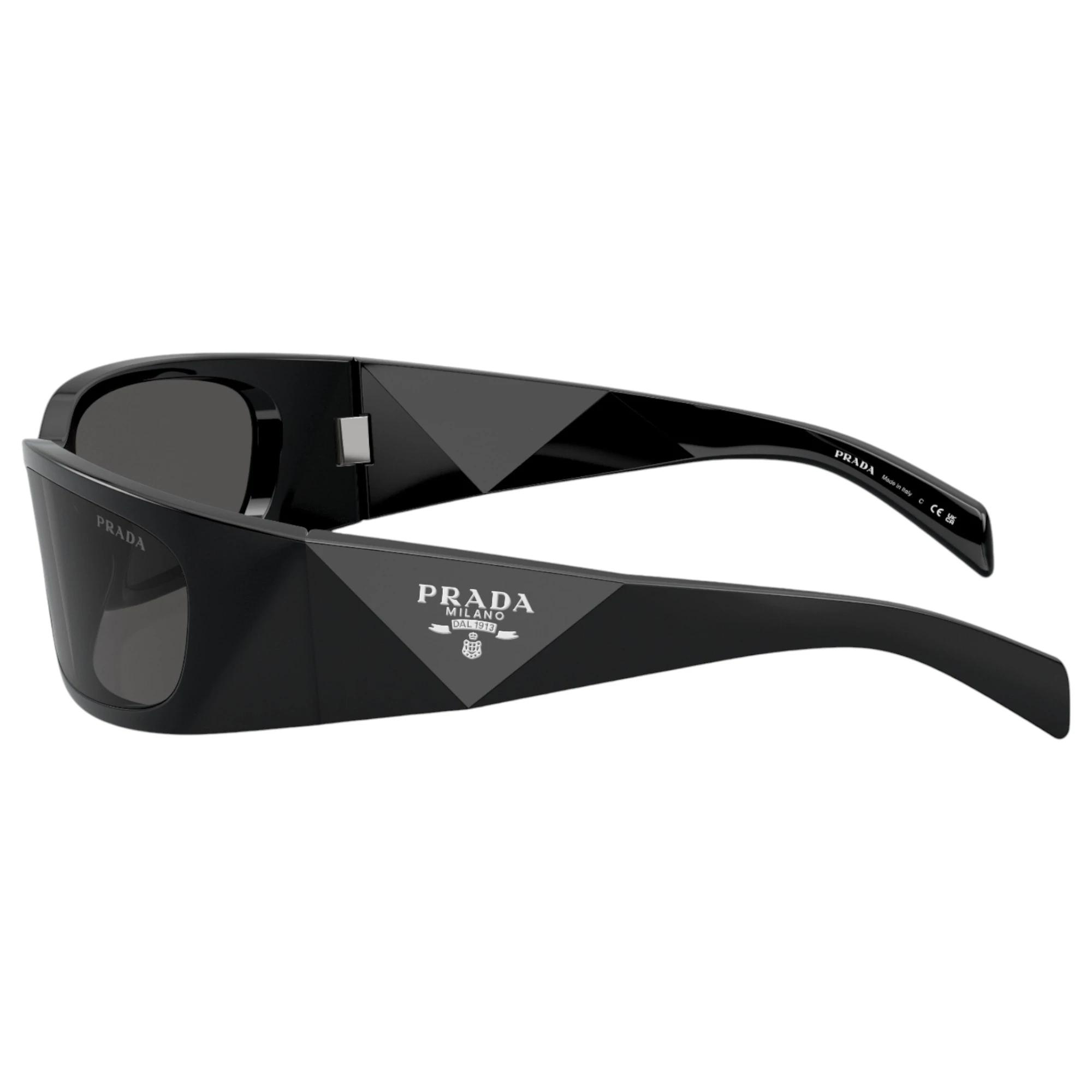 5 Prada Womens Sunglasses PRA14S Black/ Dark Grey Sunnies BLACK/DARK GREY, 5 of 5