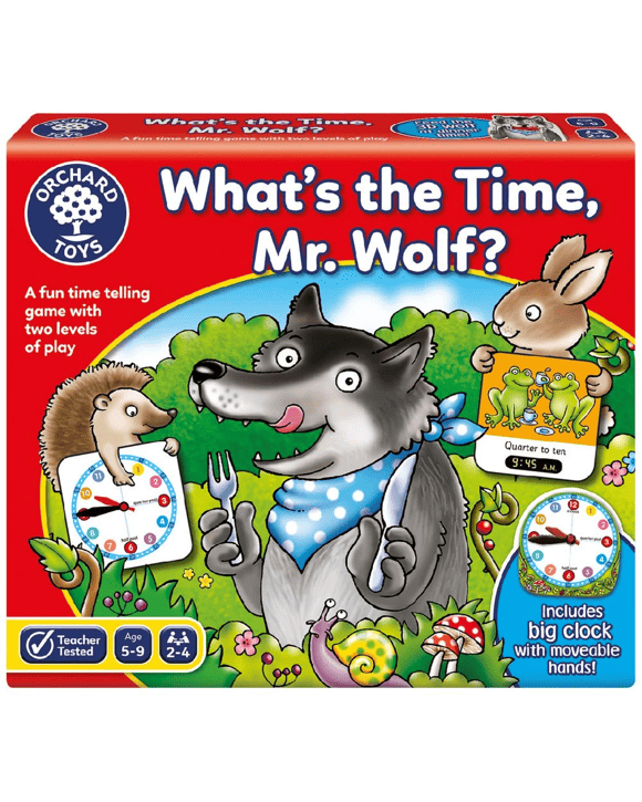 Orchard Toys What's the Time Mr Wolf Game