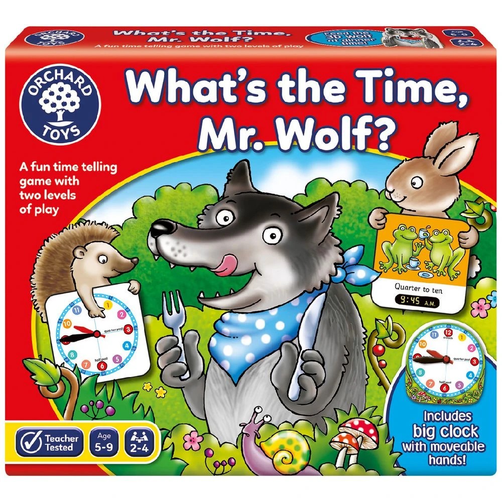 1 Orchard Toys What's the Time Mr Wolf Game, 1 of 2