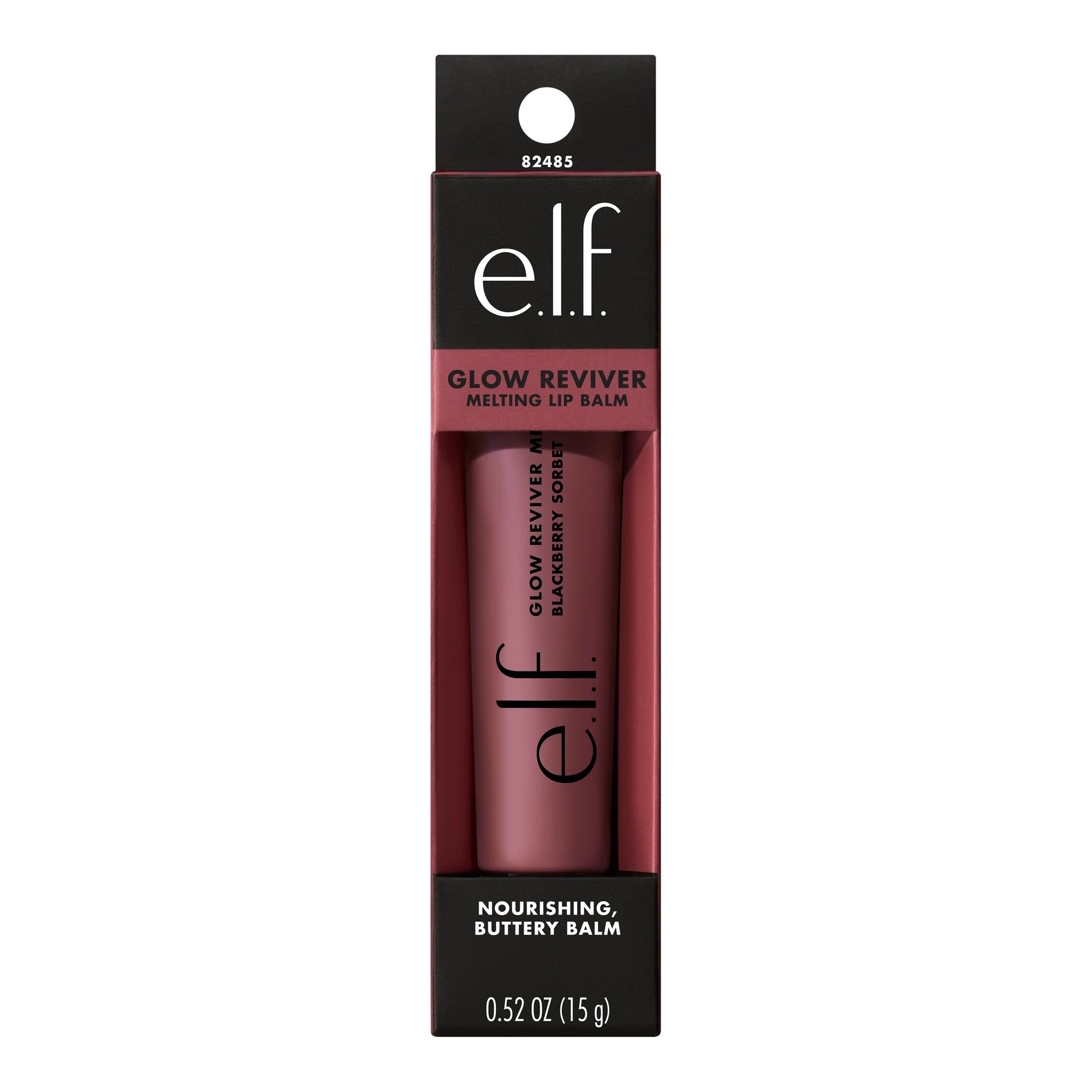 1 e.l.f. Glow Reviver Melting Lip Balm - Blackberry Sorbet, 1 of 3