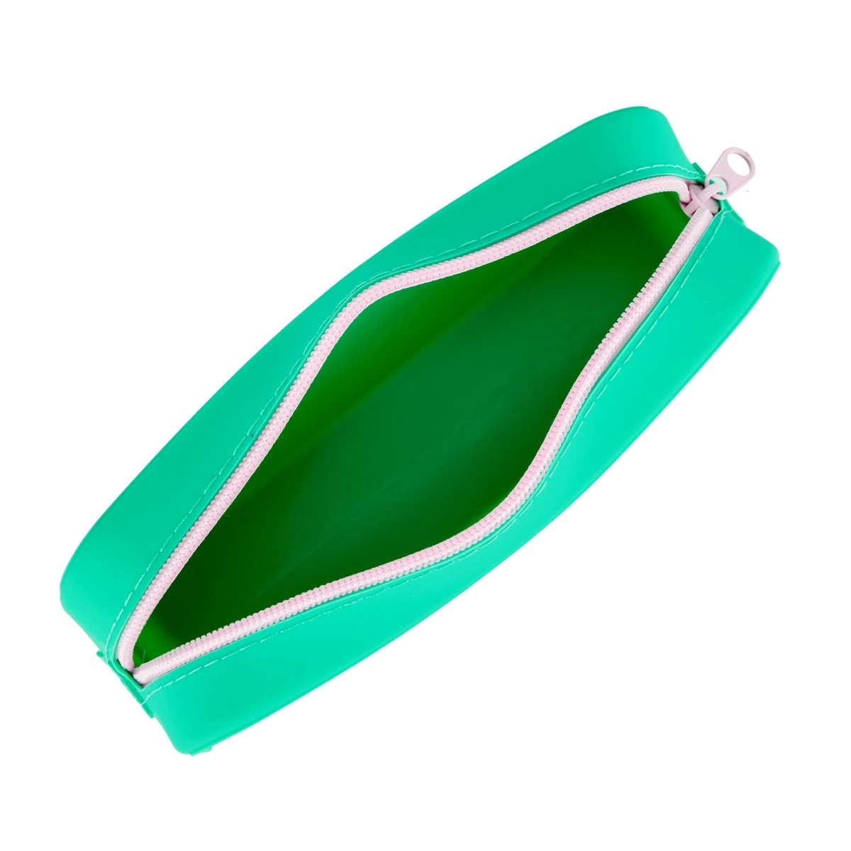 6 Silicone Barrel Pencil Case - Green, 6 of 8