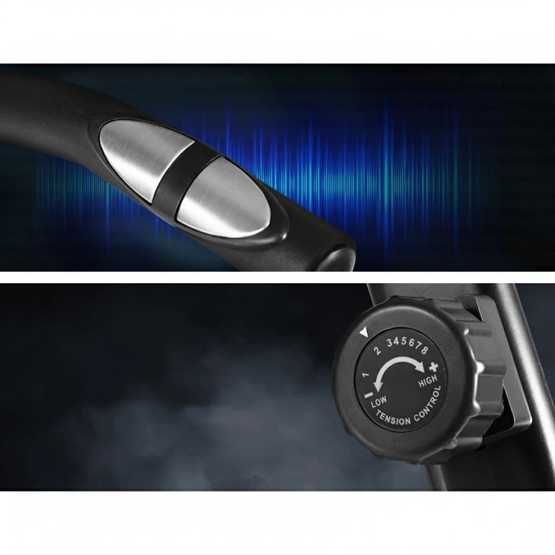 6 Everfit Exercise Bike Magnetic Recumbent Indoor Cycling Home Gym Cardio - Black, 6 of 6