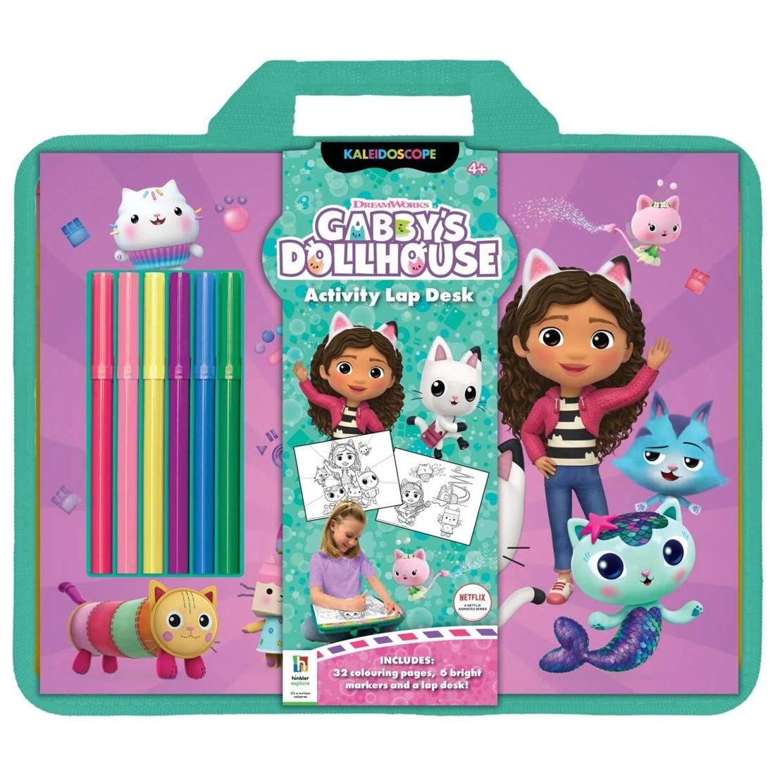 1 Kaleidoscope DreamWorks Gabby's Dollhouse Activity Lap Desk - Book, 1 of 6