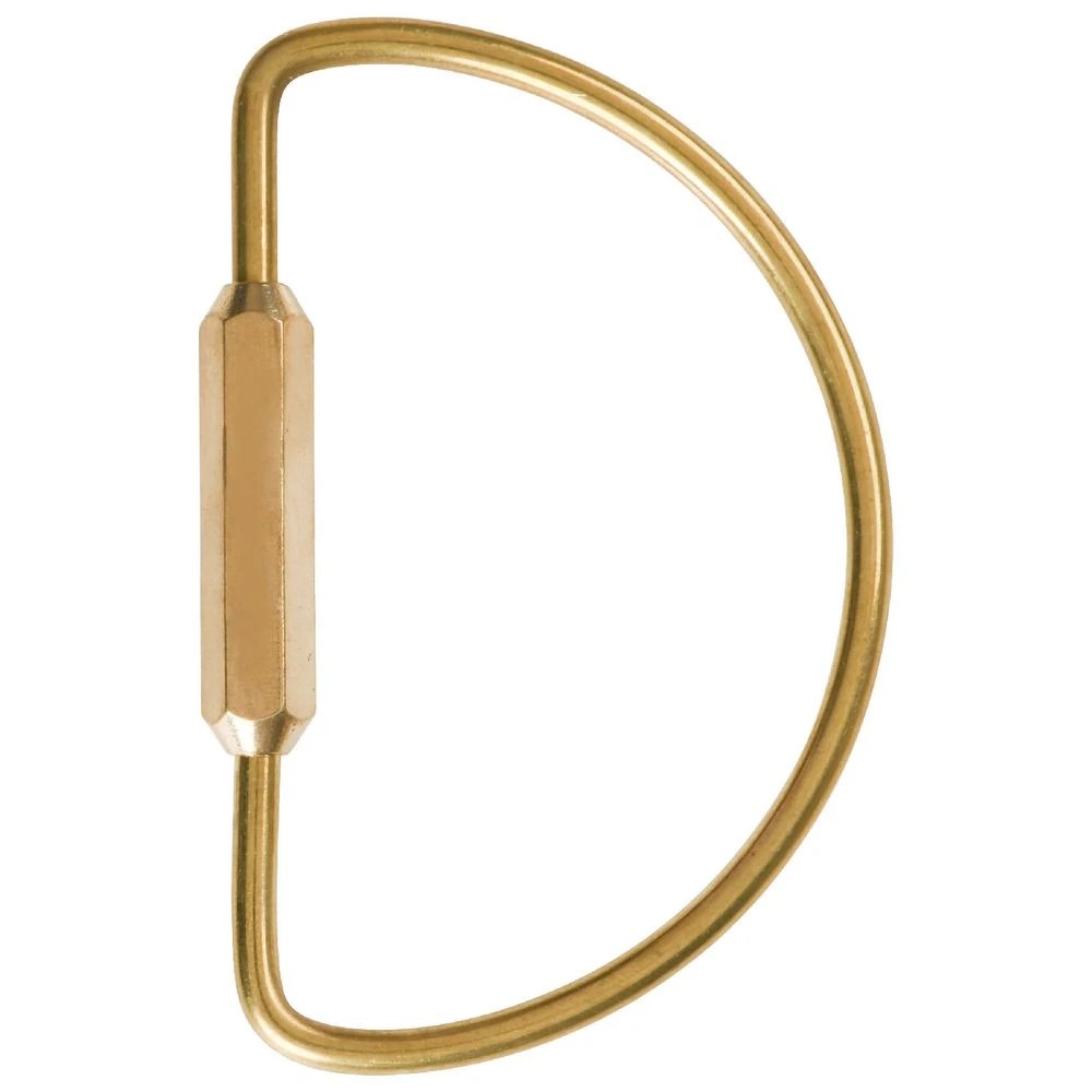 2 Otto D-Shaped Key Holder Gold, 2 of 4