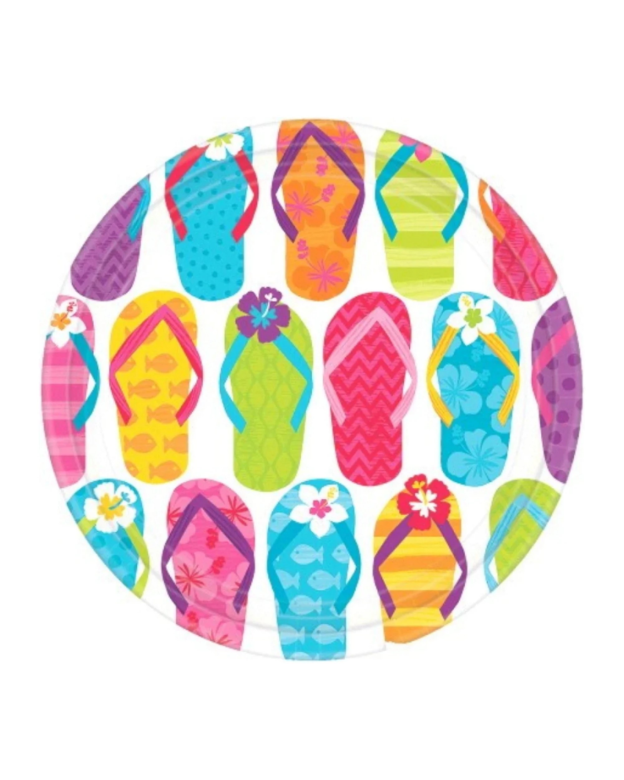 1 Amscan The Flip Side Small Paper Plates Party Pack of 60, 1 of 1