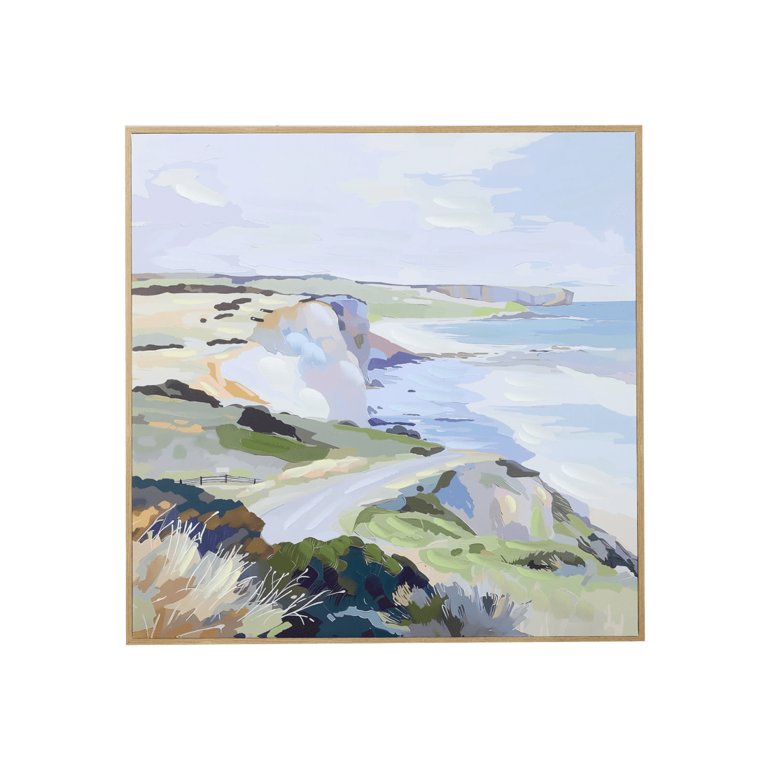 1 Morning Tide Framed Canvas - 80cm x 80cm, 1 of 5