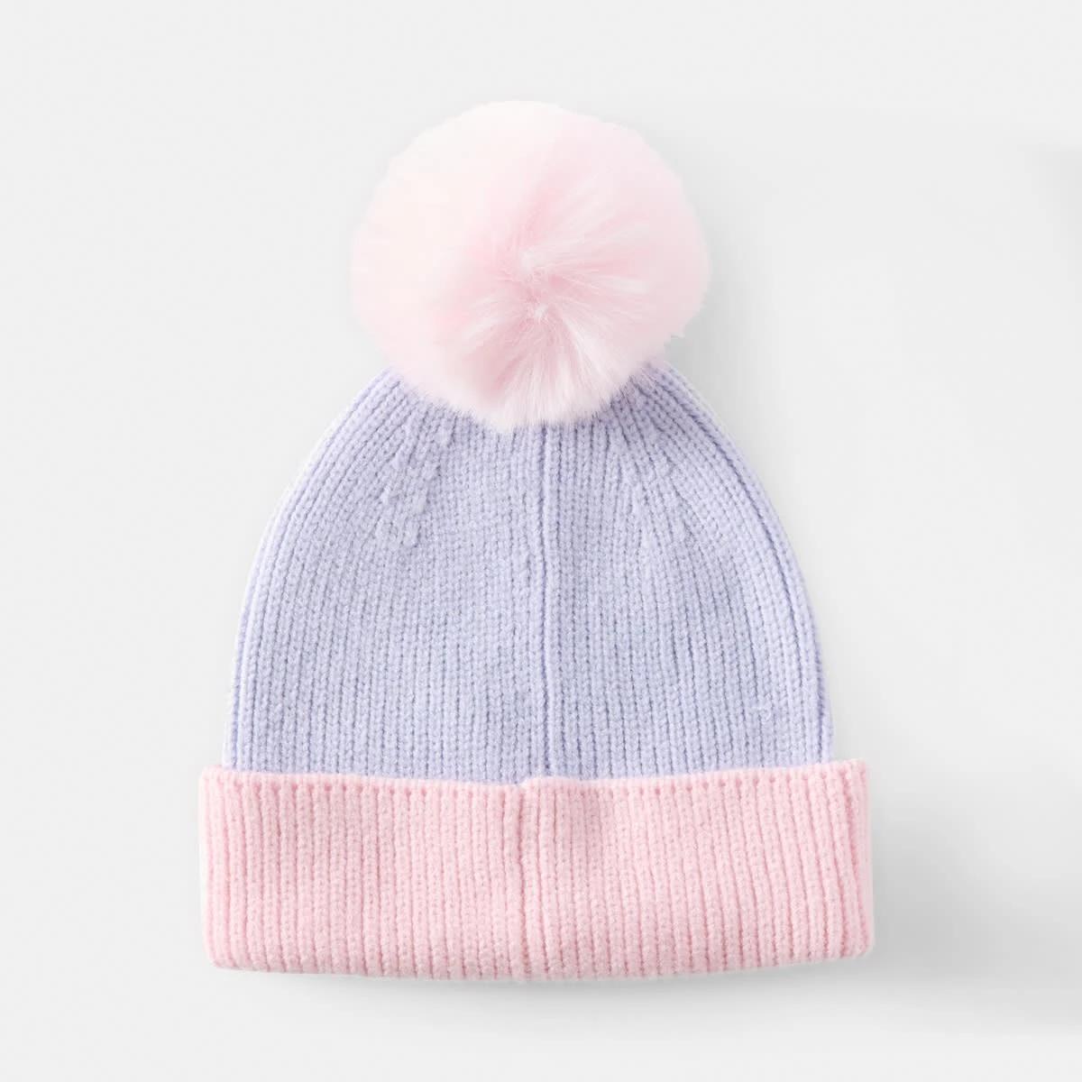 2 Colour Block Beanie Lily Laven, 2 of 3