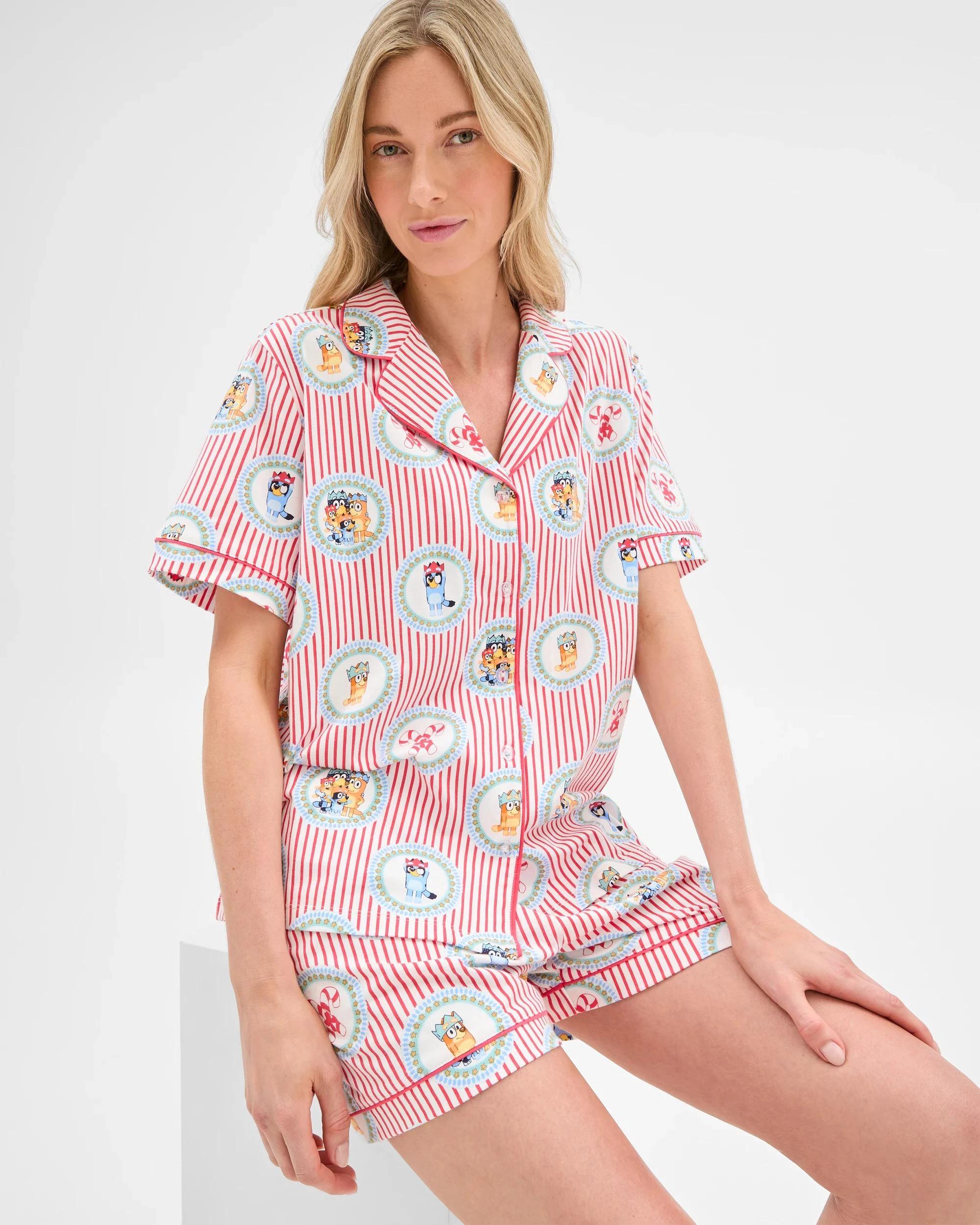 7 Family Matching Christmas Bluey Womens Australian Cotton Pyjama Set BLUEY, 7 of 9