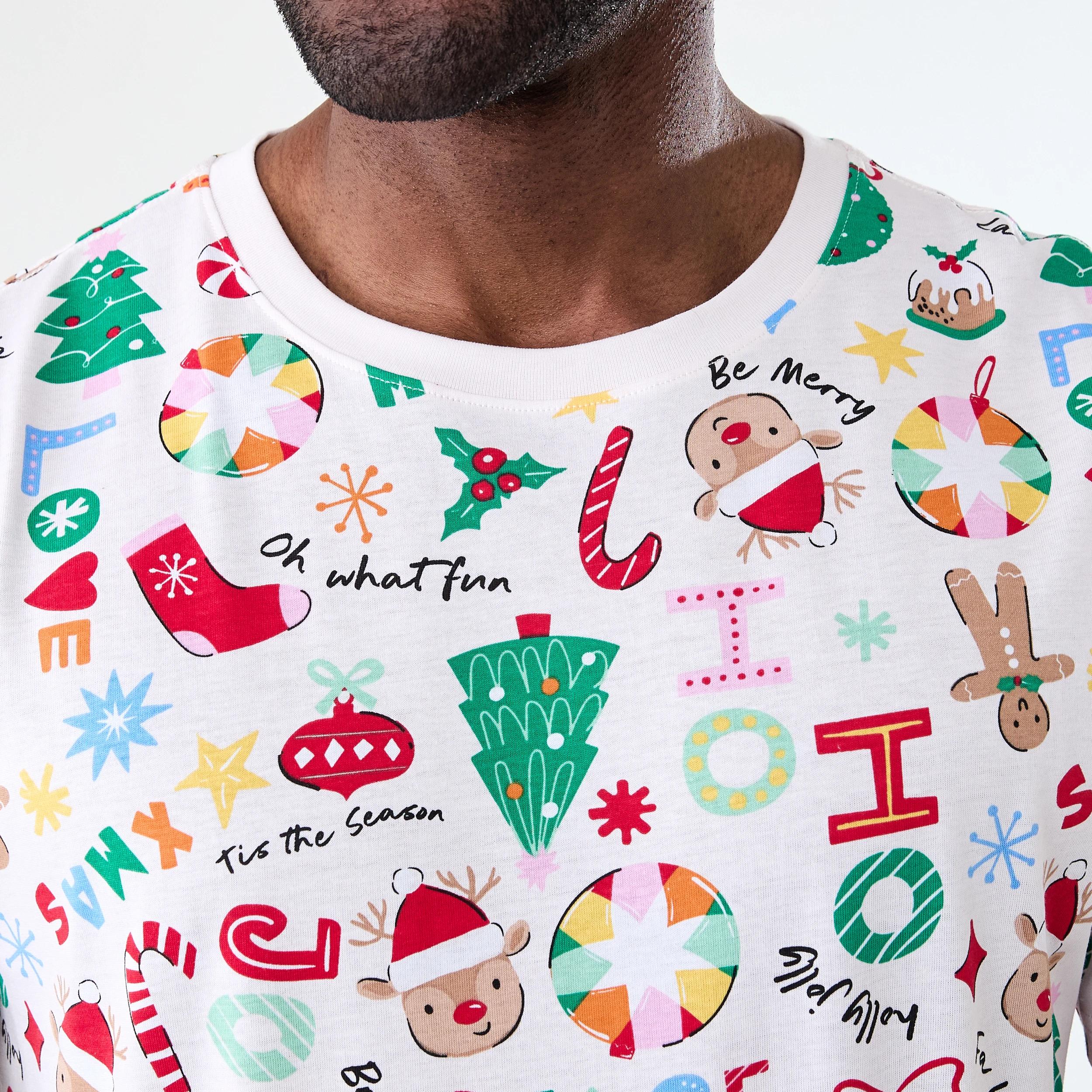 5 Crafty Christmas Knit Shorts Wishing Tree Family Matching Pyjama Set MENS CRAFTY XMAS, 5 of 7