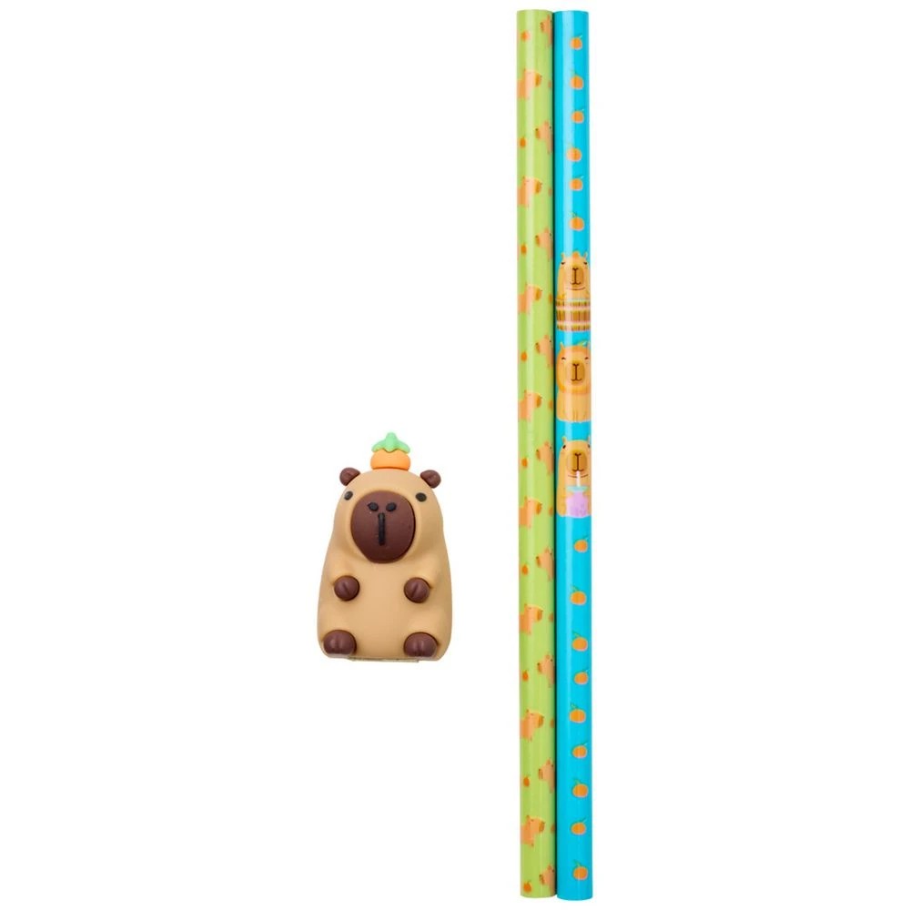 1 Capybara Sharpener and Pencils Set, 1 of 3