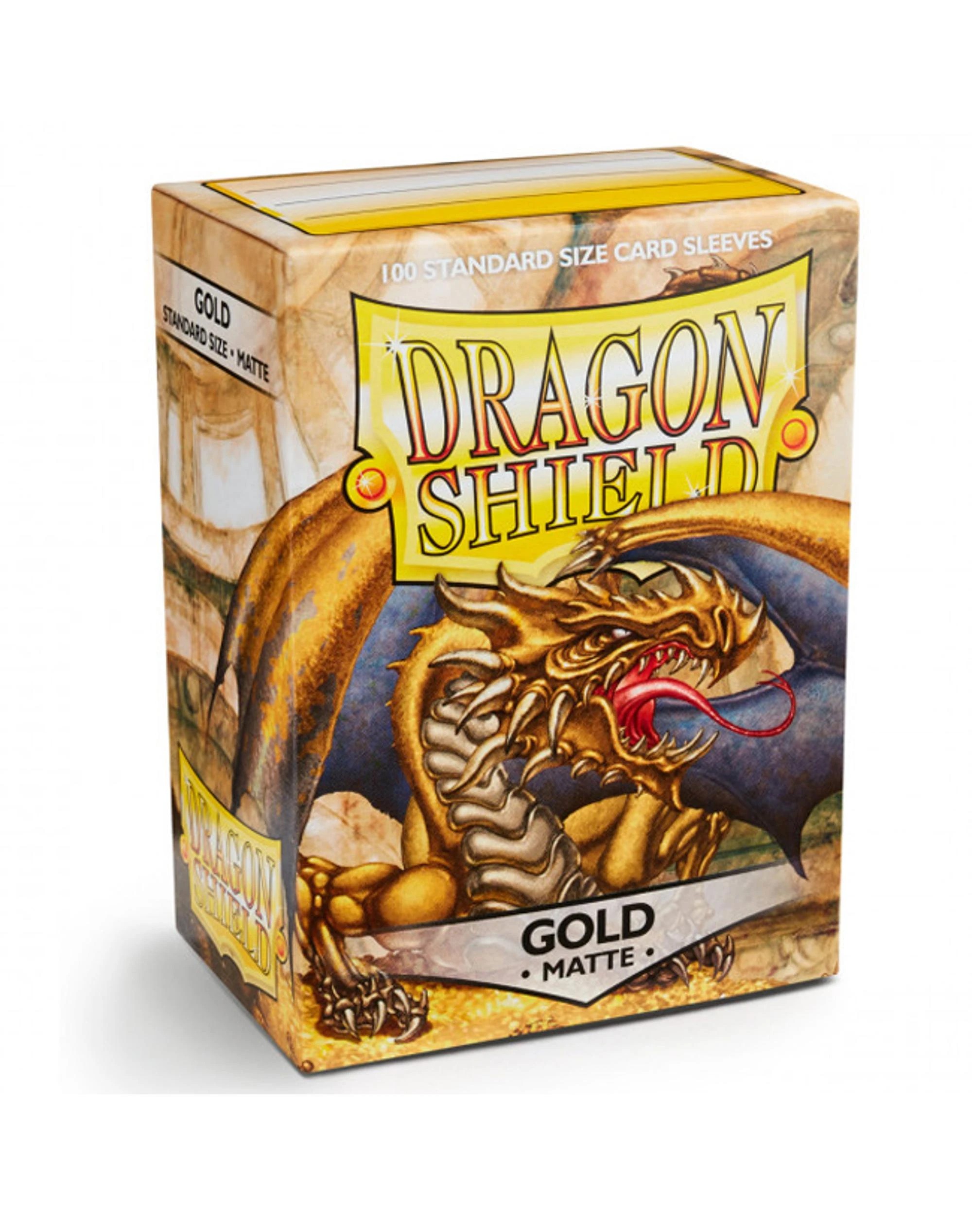 1 Dragon Shield Gygex Matte Gold Sleeves 100 Pack, 1 of 2
