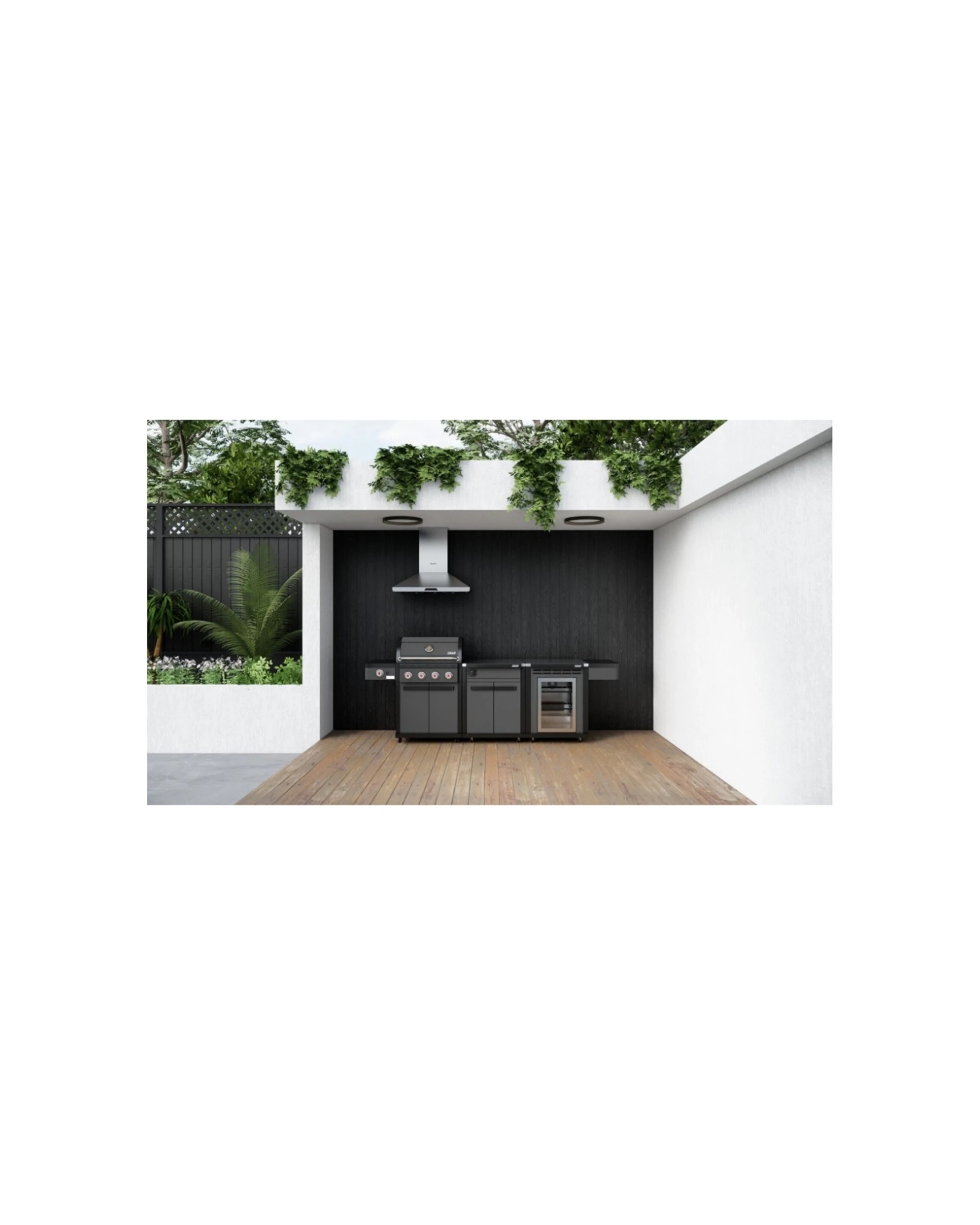 5 Coleman Revolution 4 Burner Kitchen With Storage No Drawer Fridge Modules Matt - Black, 5 of 6