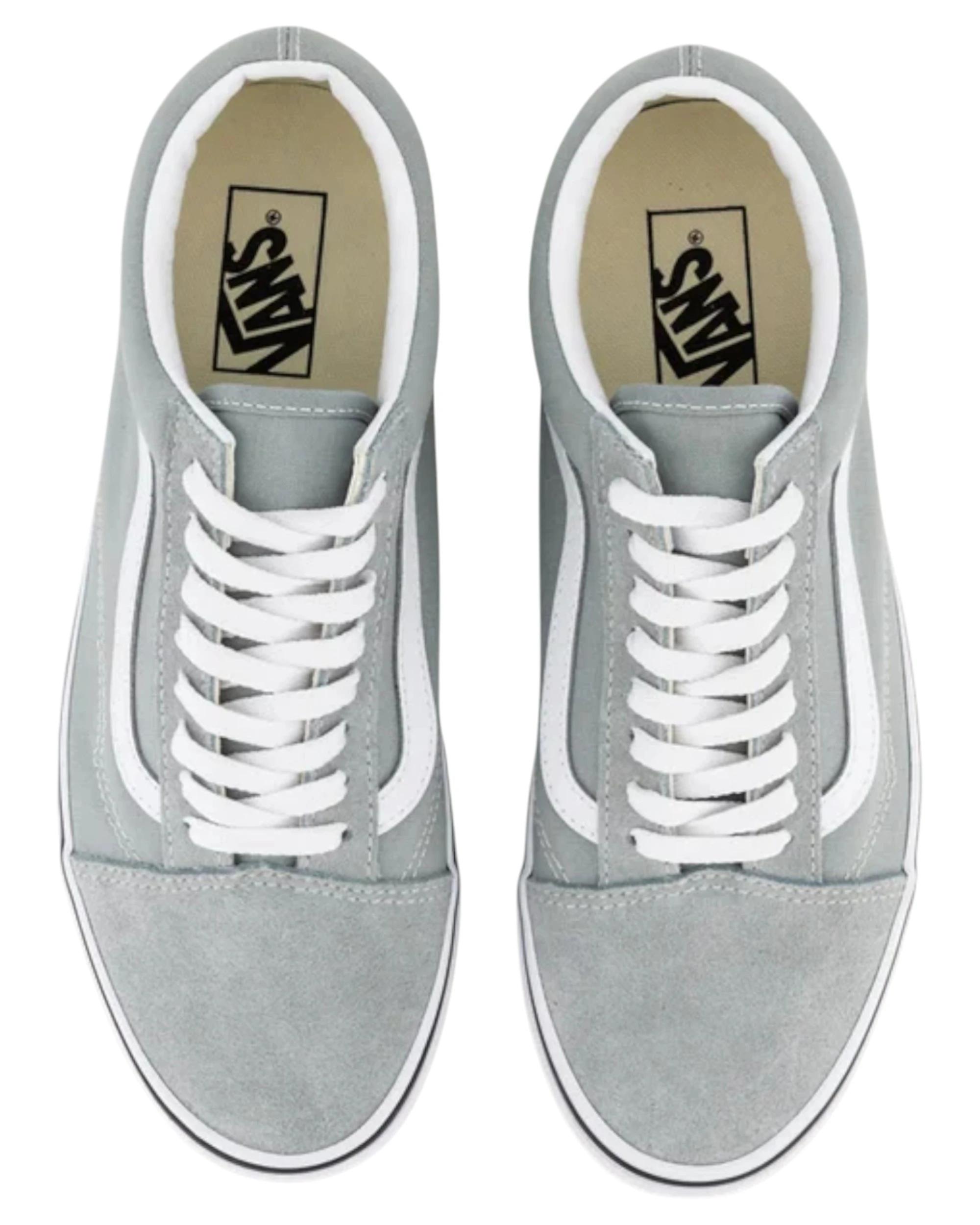 2 Vans Unisex Old Skool Low Top Color Theory Pure Grey Lace Up Shoes GREY, 2 of 6