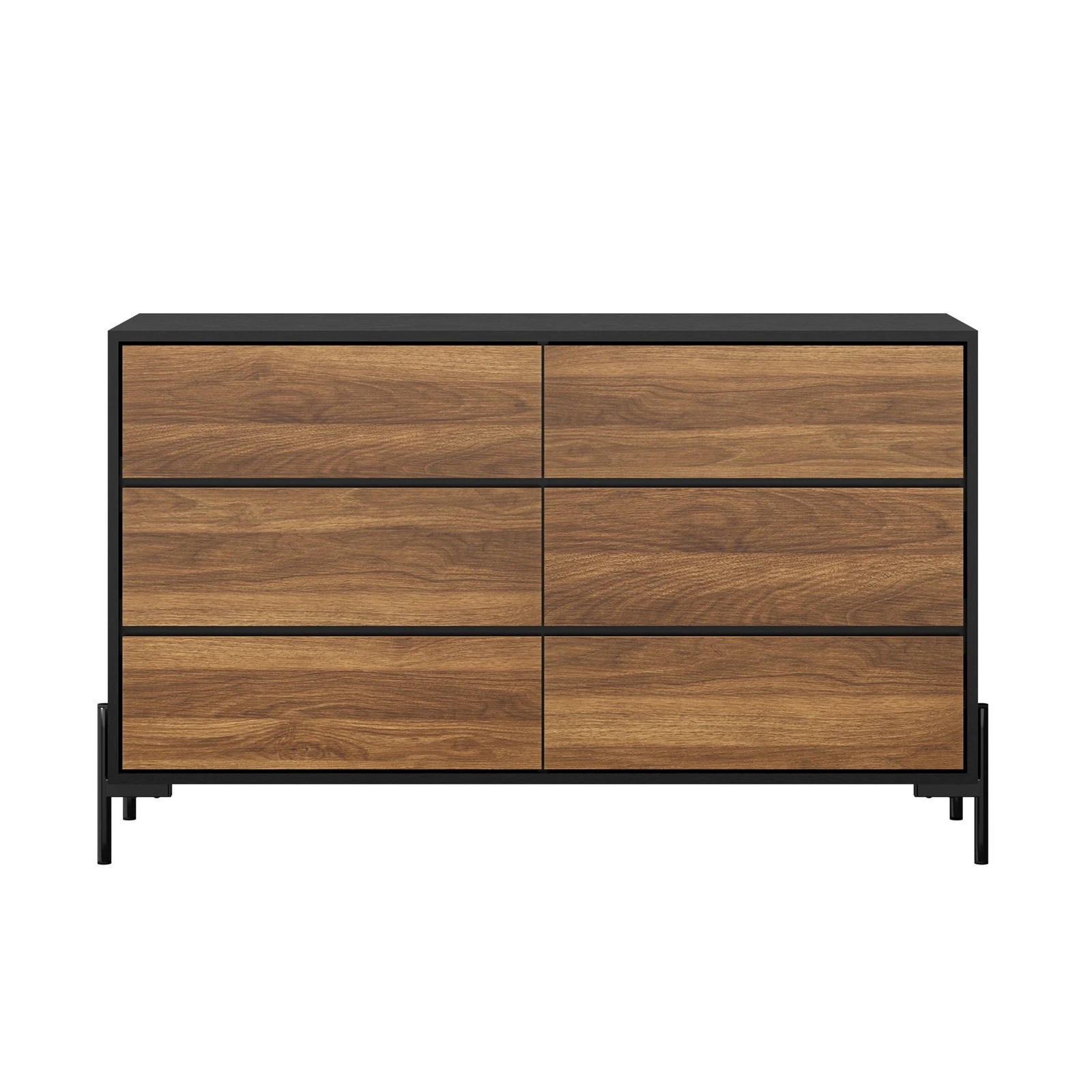 8 Oikiture 6 Chest Of Drawers Cabinet Dresser Table Lowboy Storage
 - Multi, 8 of 10