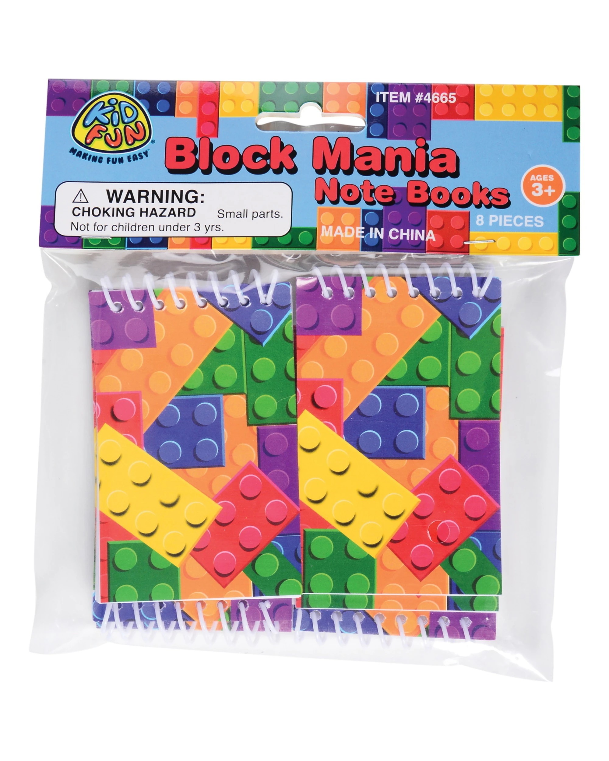 2 Partyrama Block Mania Notepads Pack of 8, 2 of 2