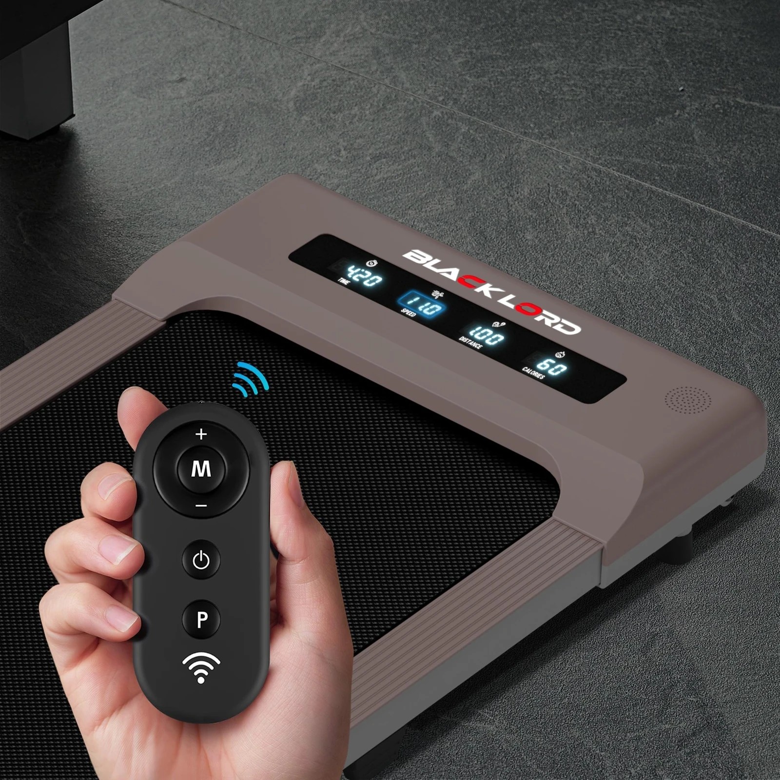 7 Black Lord Treadmill Electric Walking Pad Under Desk Home Gym 40cm Belt - Pink, 7 of 10