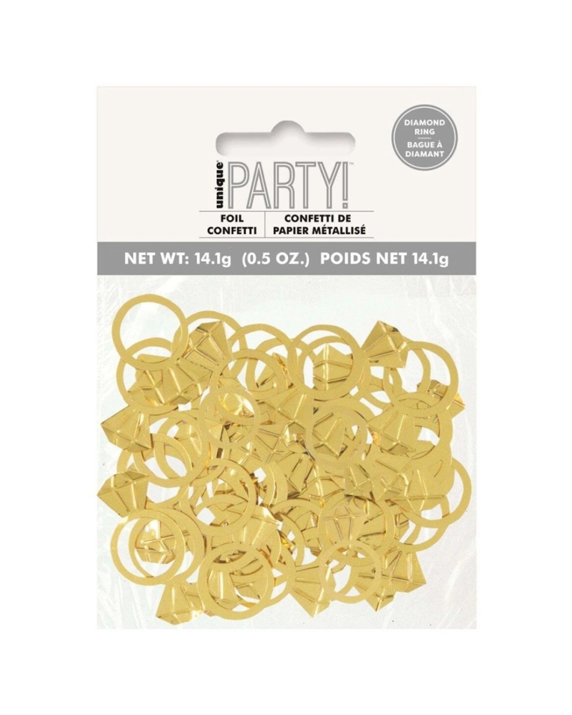 Meteor Party Diamond Ring Confetti Tone Rings Event Decoration 5oz ...