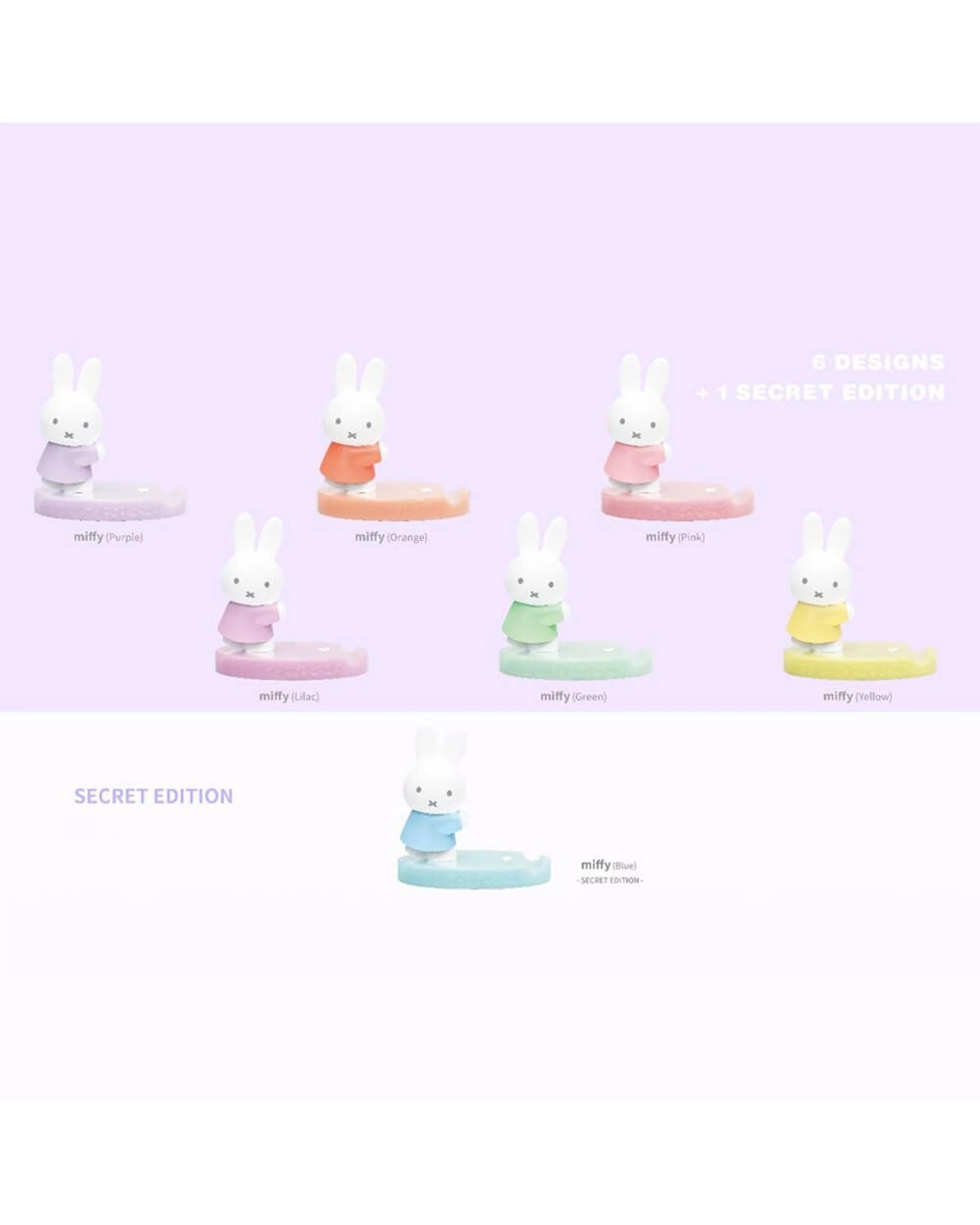 6 Miffy Pearl Shadow Phone Stand Series Figure Blind Box, 6 of 6