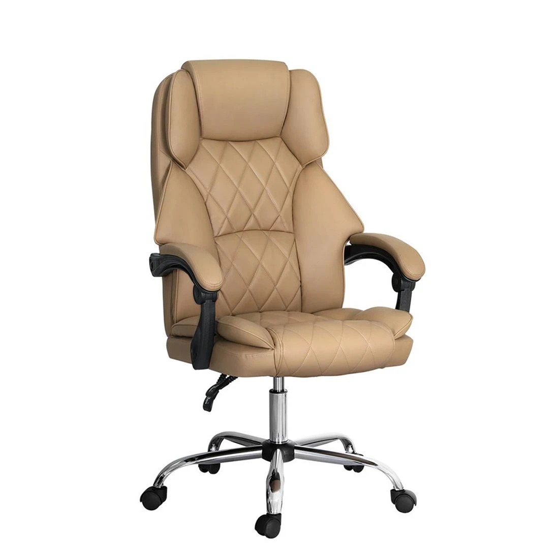 1 Artiss Executive Office Chair Leather Recliner Espresso
 - brown, 1 of 7