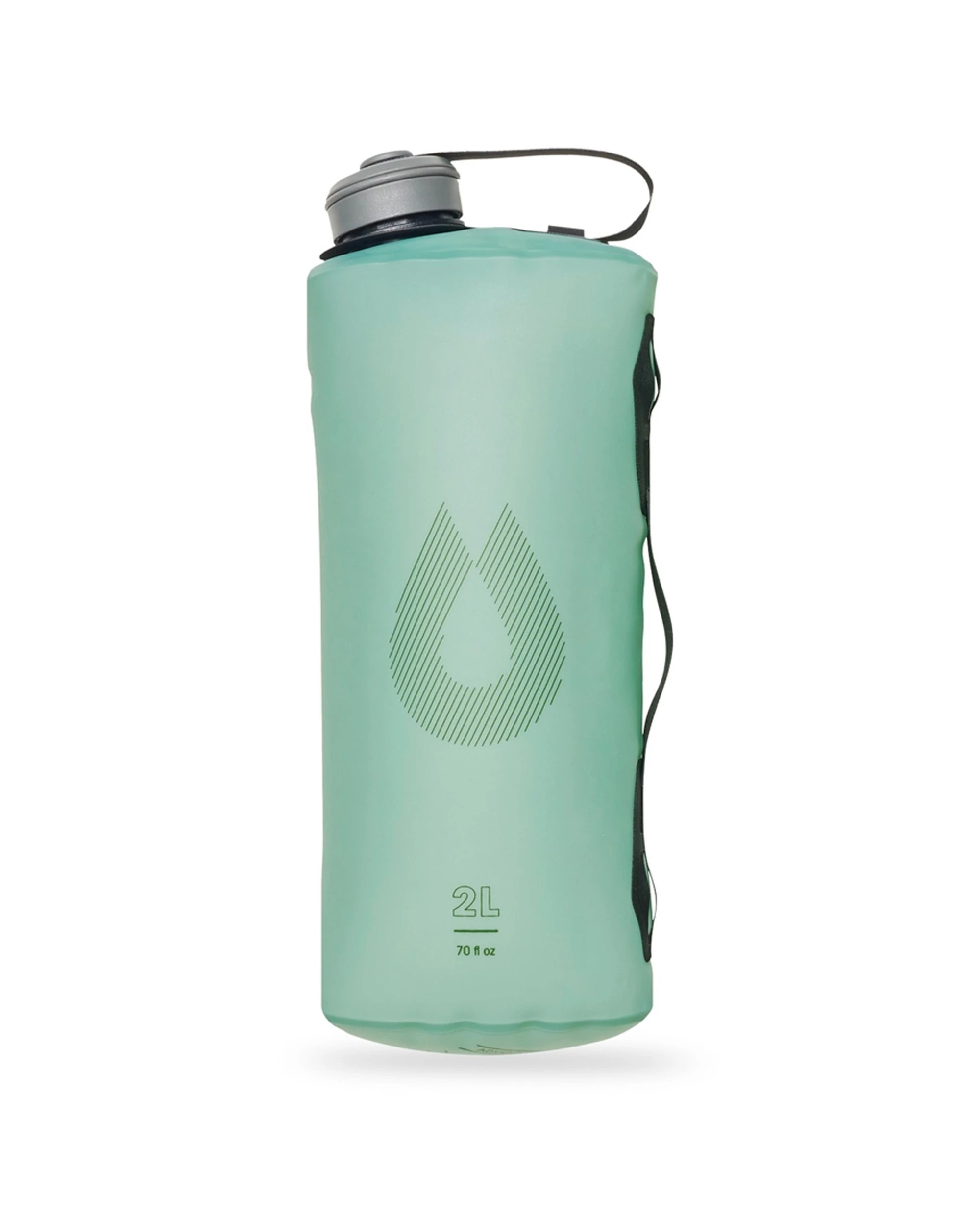 1 Hydrapak Seeker Bottle 2 Litre Leakproof Collapsible Hydration Reservoir - Green, 1 of 8