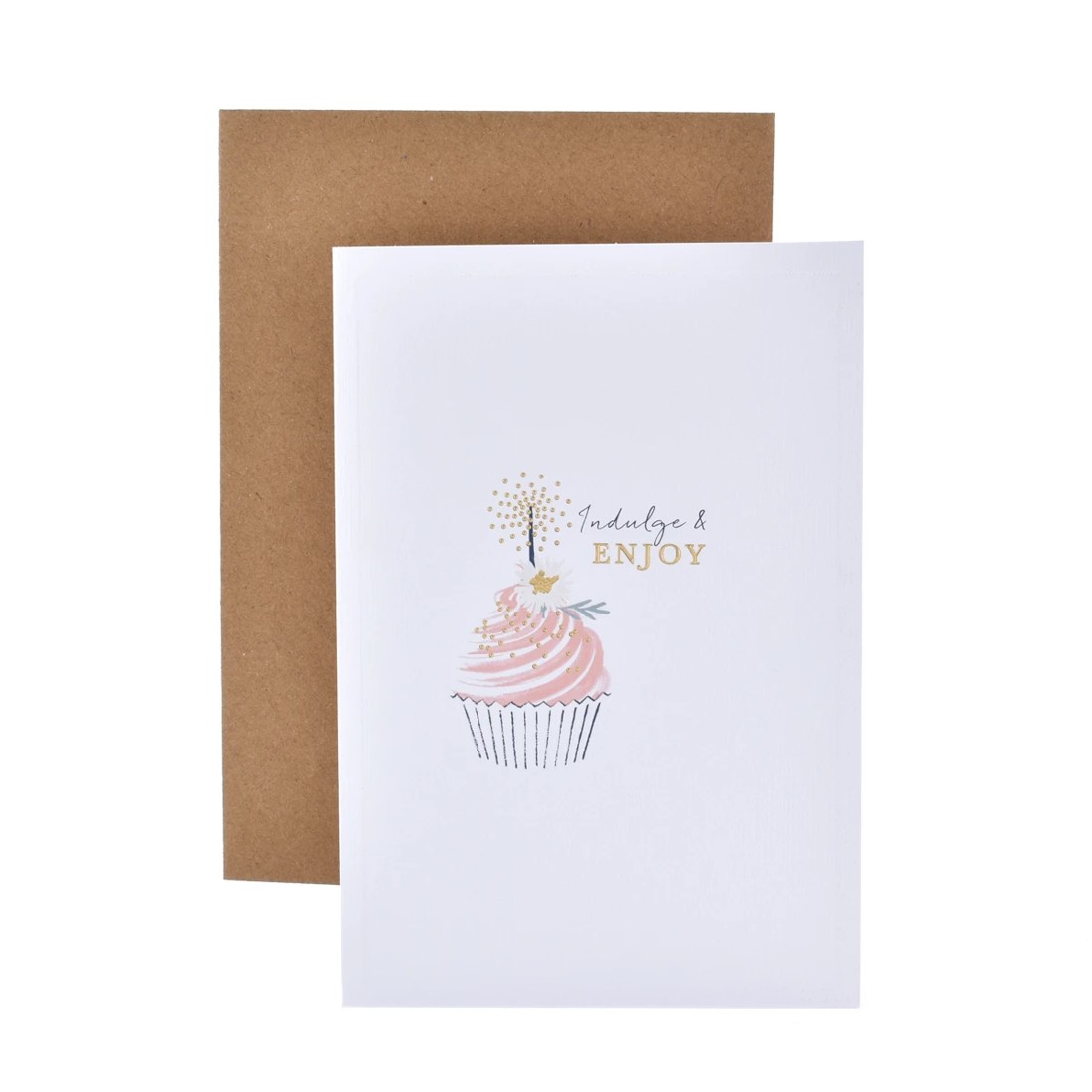 1 Hallmark Birthday Card - Indulge and Enjoy, 1 of 3