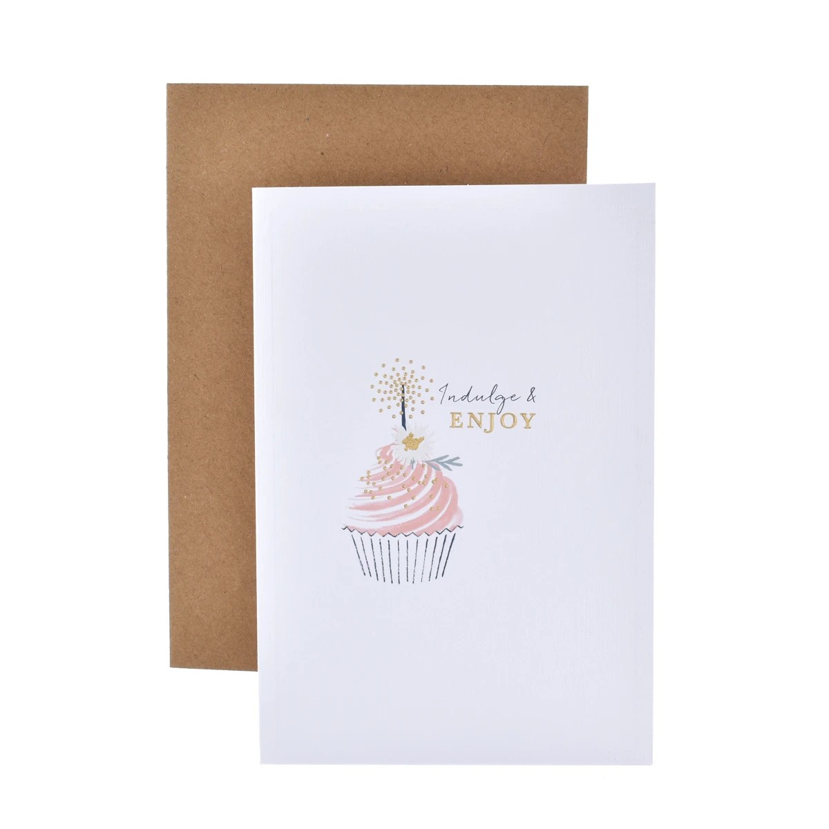 1 Hallmark Birthday Card - Indulge and Enjoy, 1 of 3