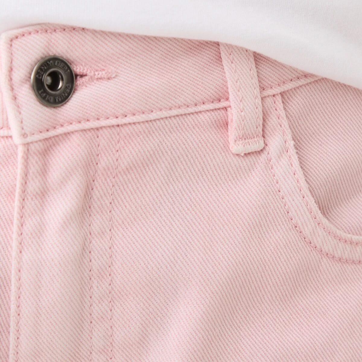 4 Relaxed Denim Shorts LIGHT PINK WASH, 4 of 6