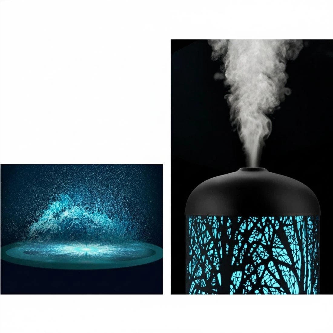 5 Devanti Aroma Diffuser Aromatherapy  160ml - Black, 5 of 7