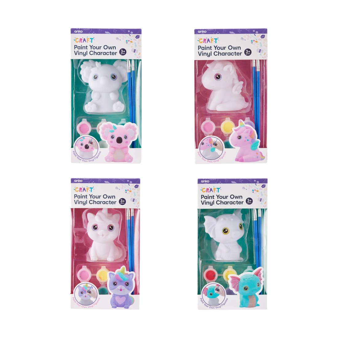 1 Paint Your Own Vinyl Character Kit - Assorted, 1 of 8