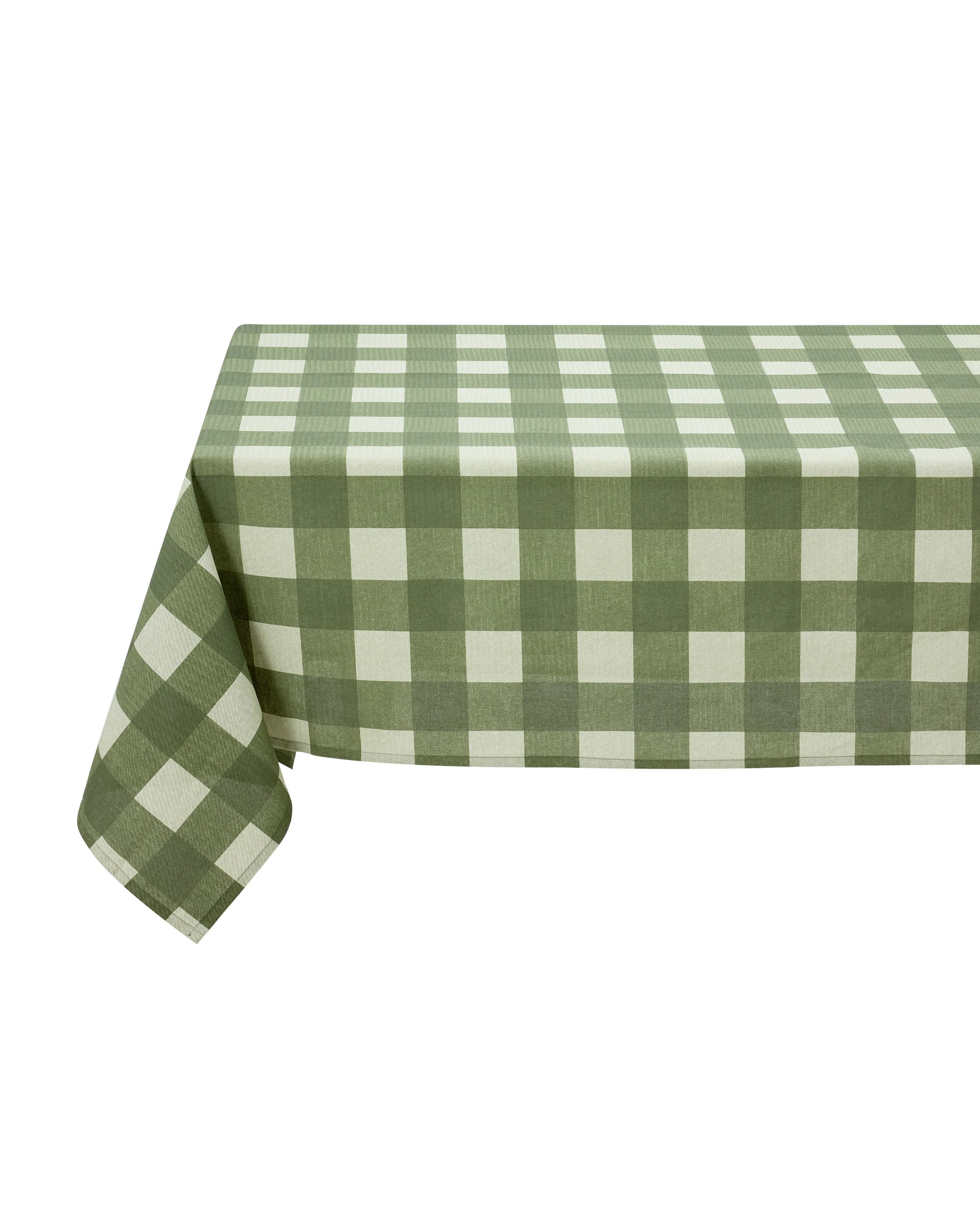 2 Green Gingham Tablecloth, 2 of 4