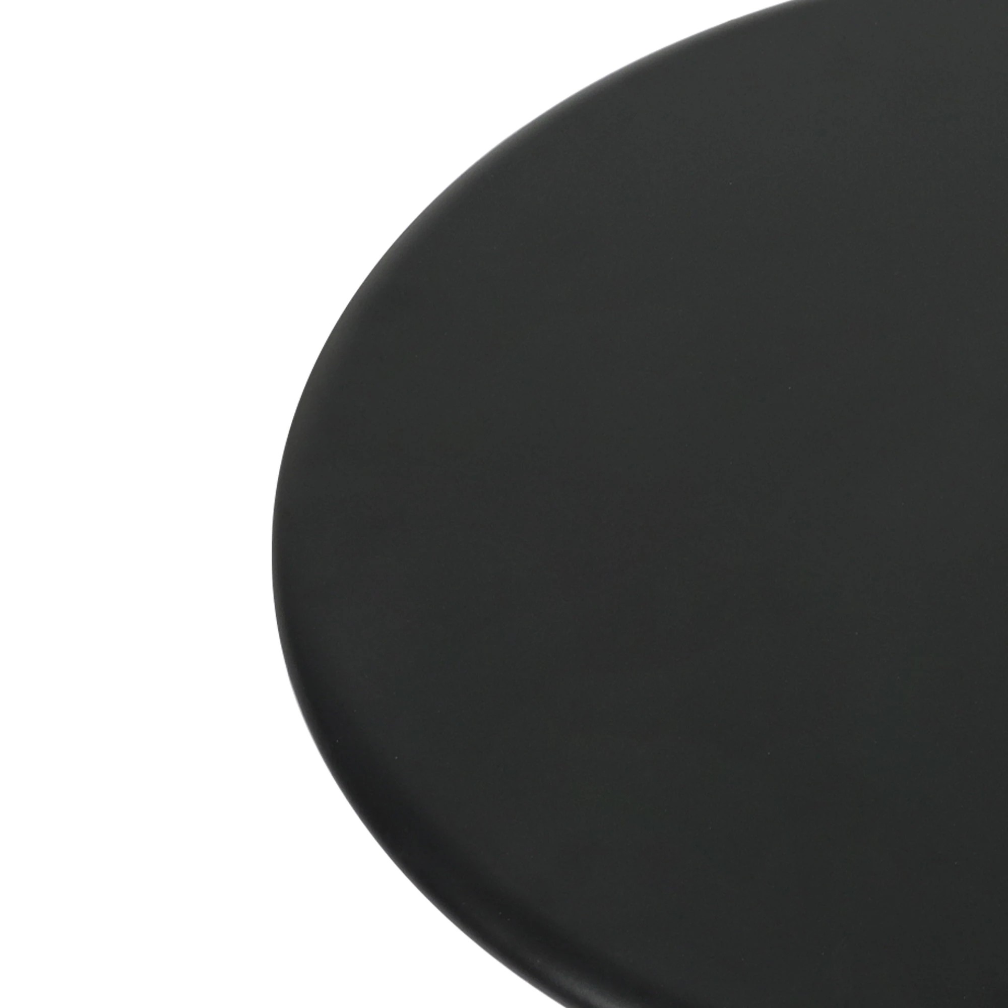 5 Levede Side Table Vintage End Round Tabletop Steel Base Nightstand Antique Black, 5 of 6