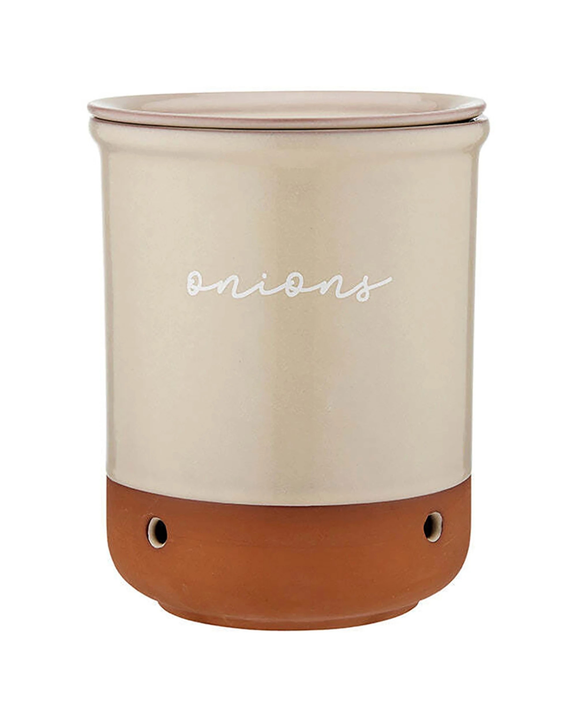 1 Ladelle Eco 21cm Taupe Onion Vault Terracotta Food Storage Container - Beige, 1 of 1