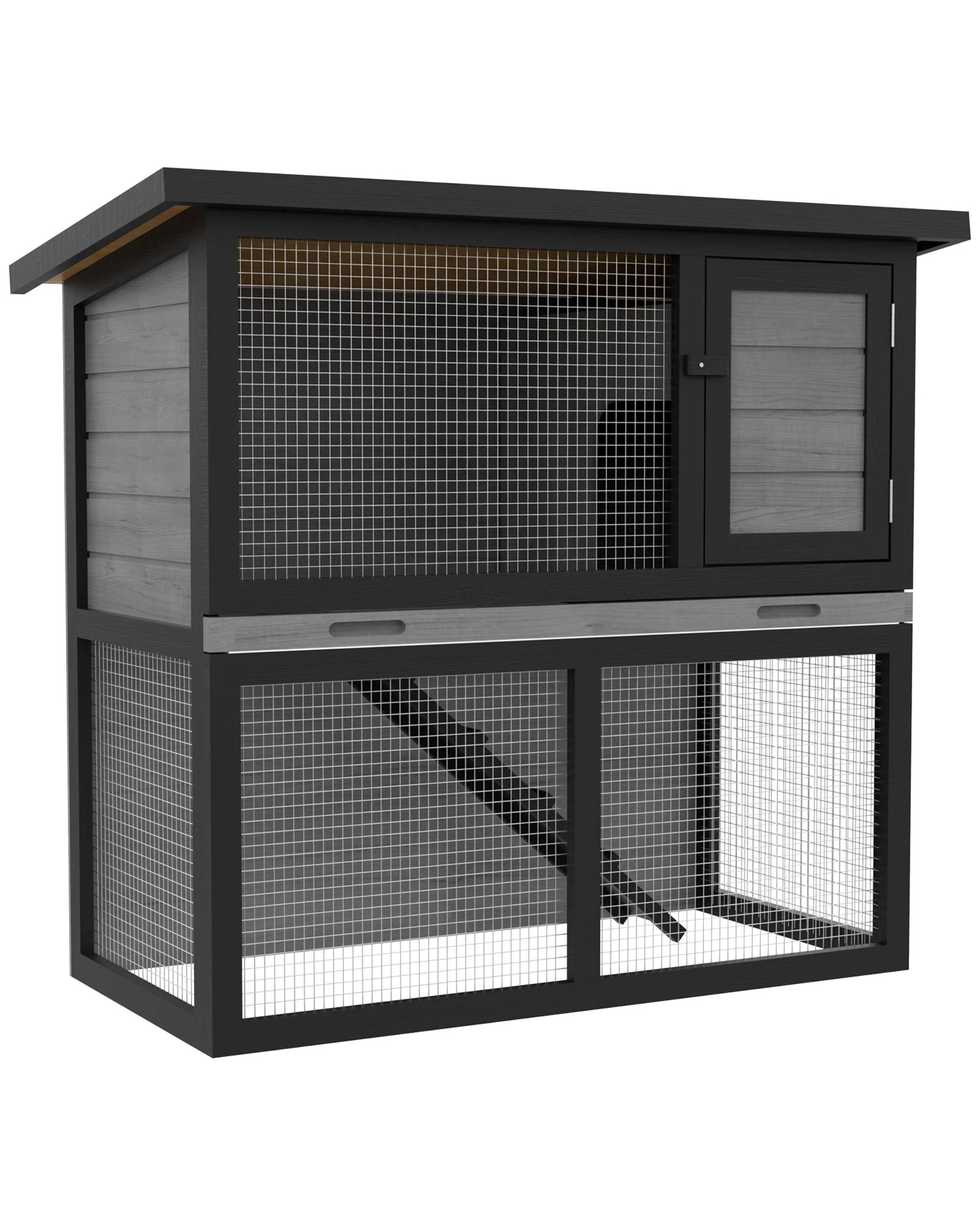 4 Advwin Rabbit Hutch Chicken Coop, 4 of 8