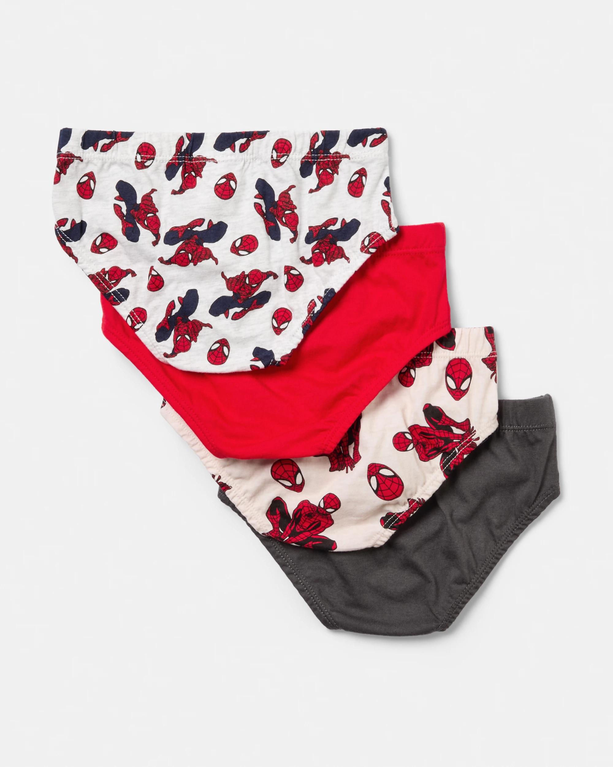 2 4 Pack Spider-Man License Briefs Spiderman, 2 of 7