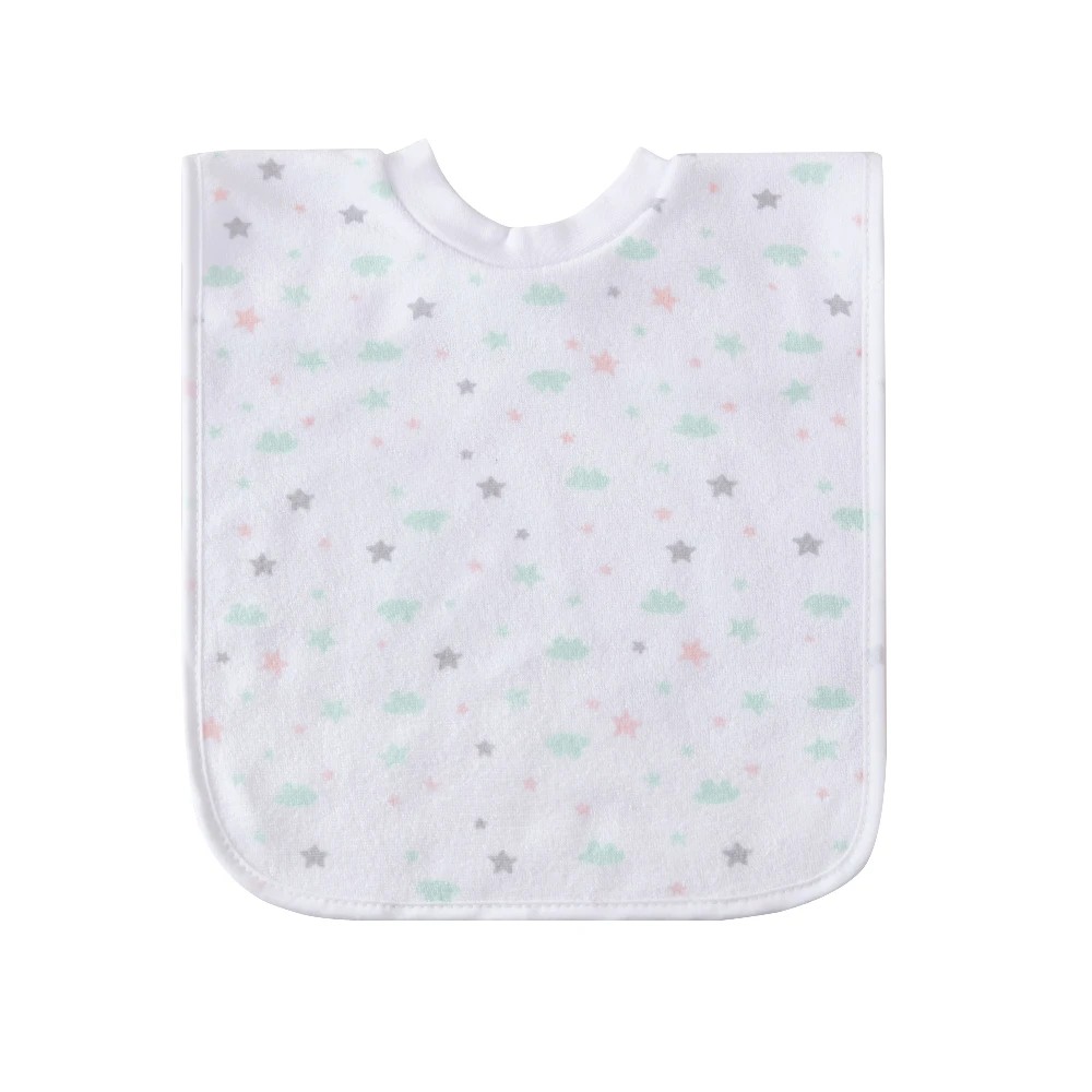 4 Big Softies 3 Pack Popover Bibs, Cloud, 4 of 5