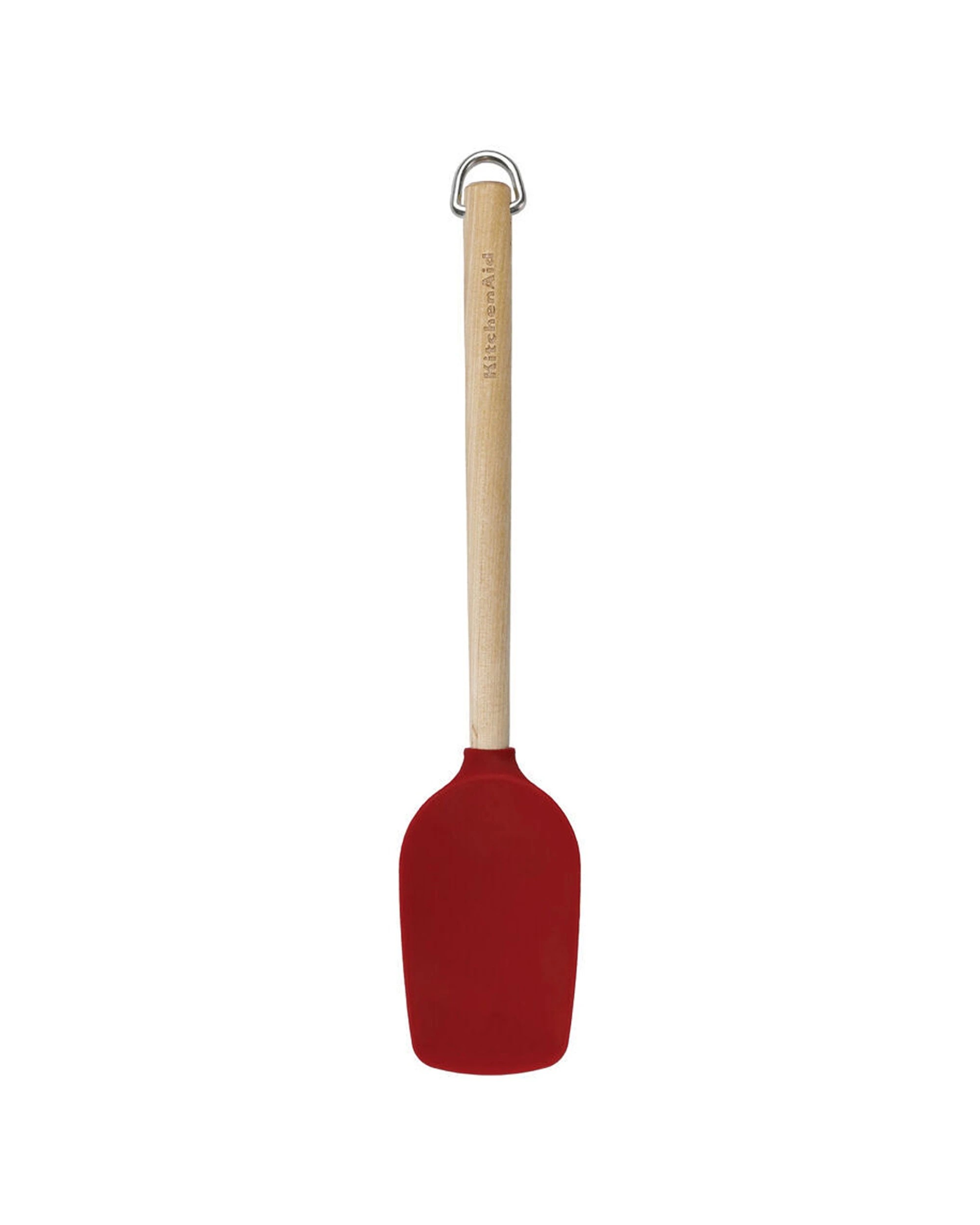 4 KitchenAid 2 x 3pc Birchwood Handle Baking Utensil Set Silicone Heads Kitchen - Red, 4 of 6
