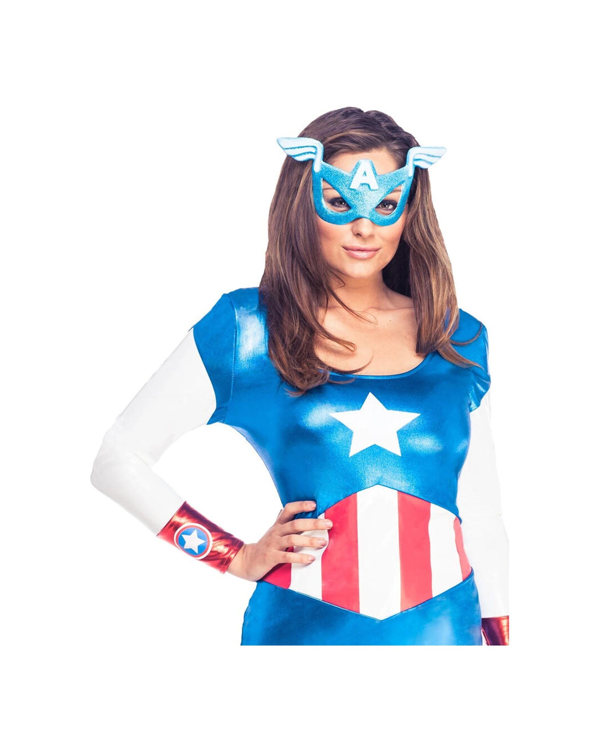 2 Marvel American Dream Sexy Womens Dress Up Costume Size S - Multi, 2 of 2